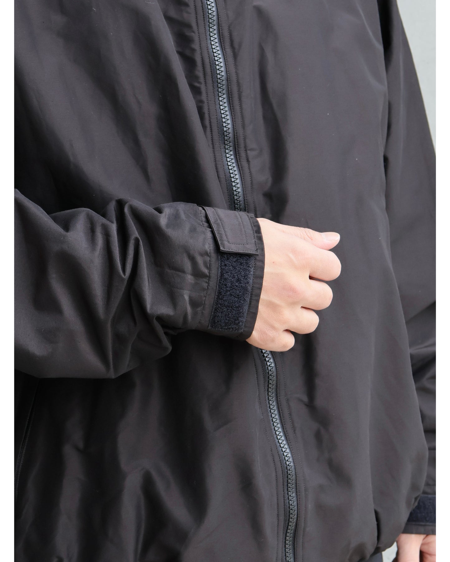 コットンシルク トラックジャケット BROWN