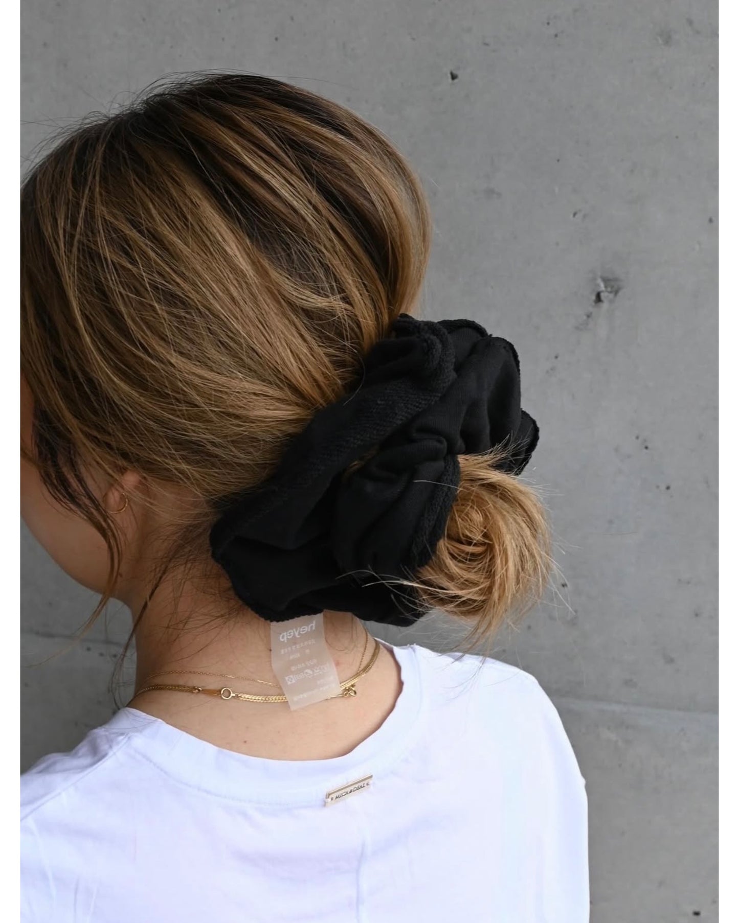 Sweat Fabric Scrunchie - Medium
