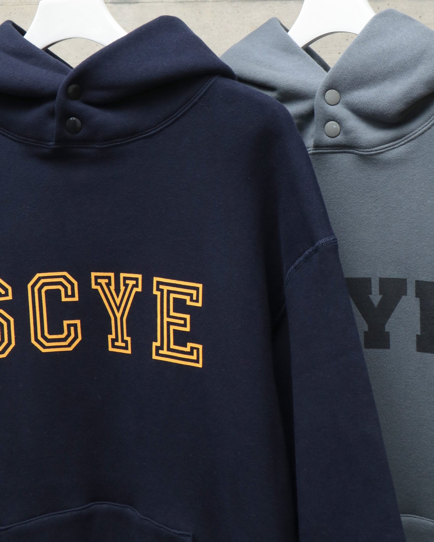 Fleese Back Jersey Hoodie