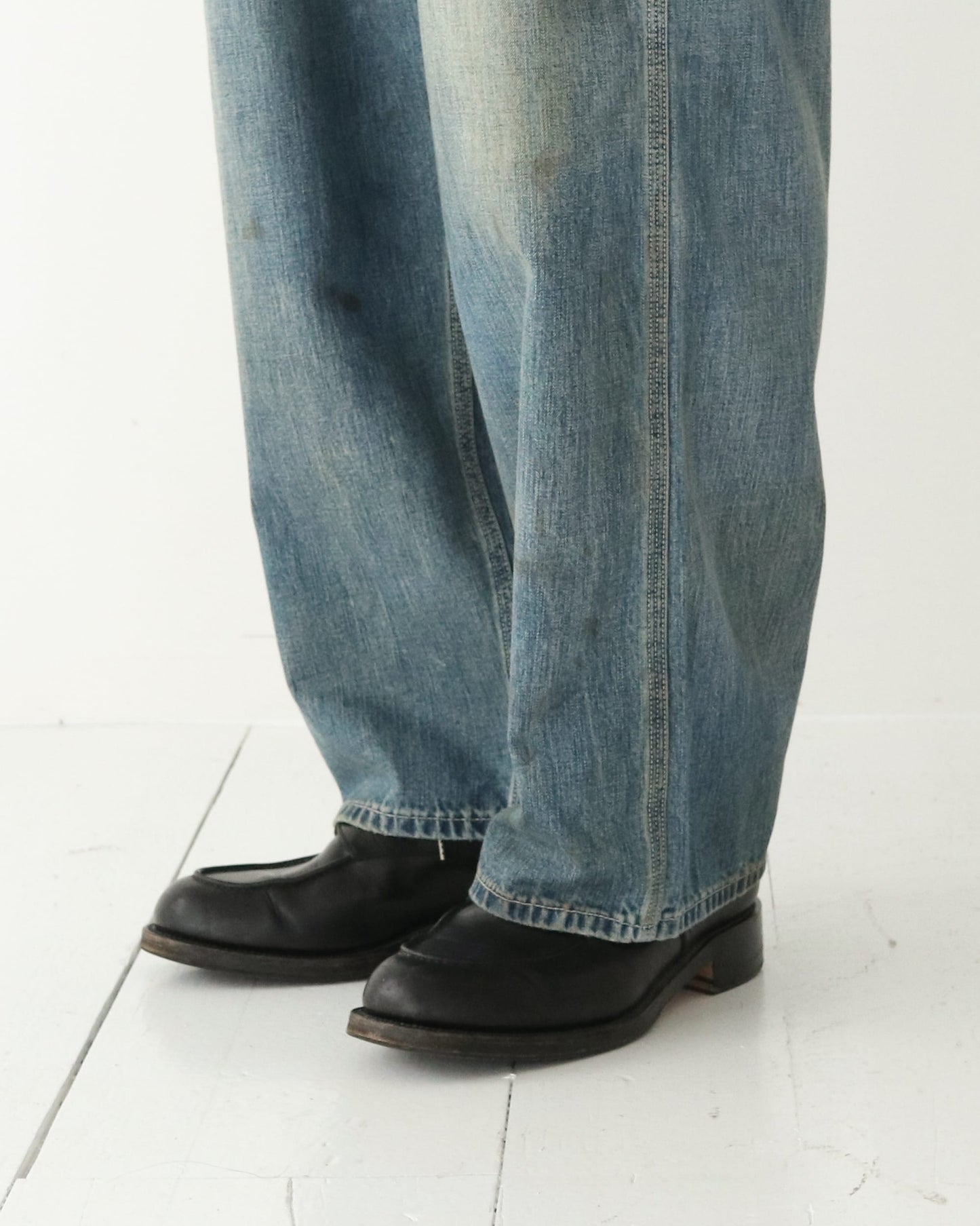 Vintage Military Denim Trousers INDIGO