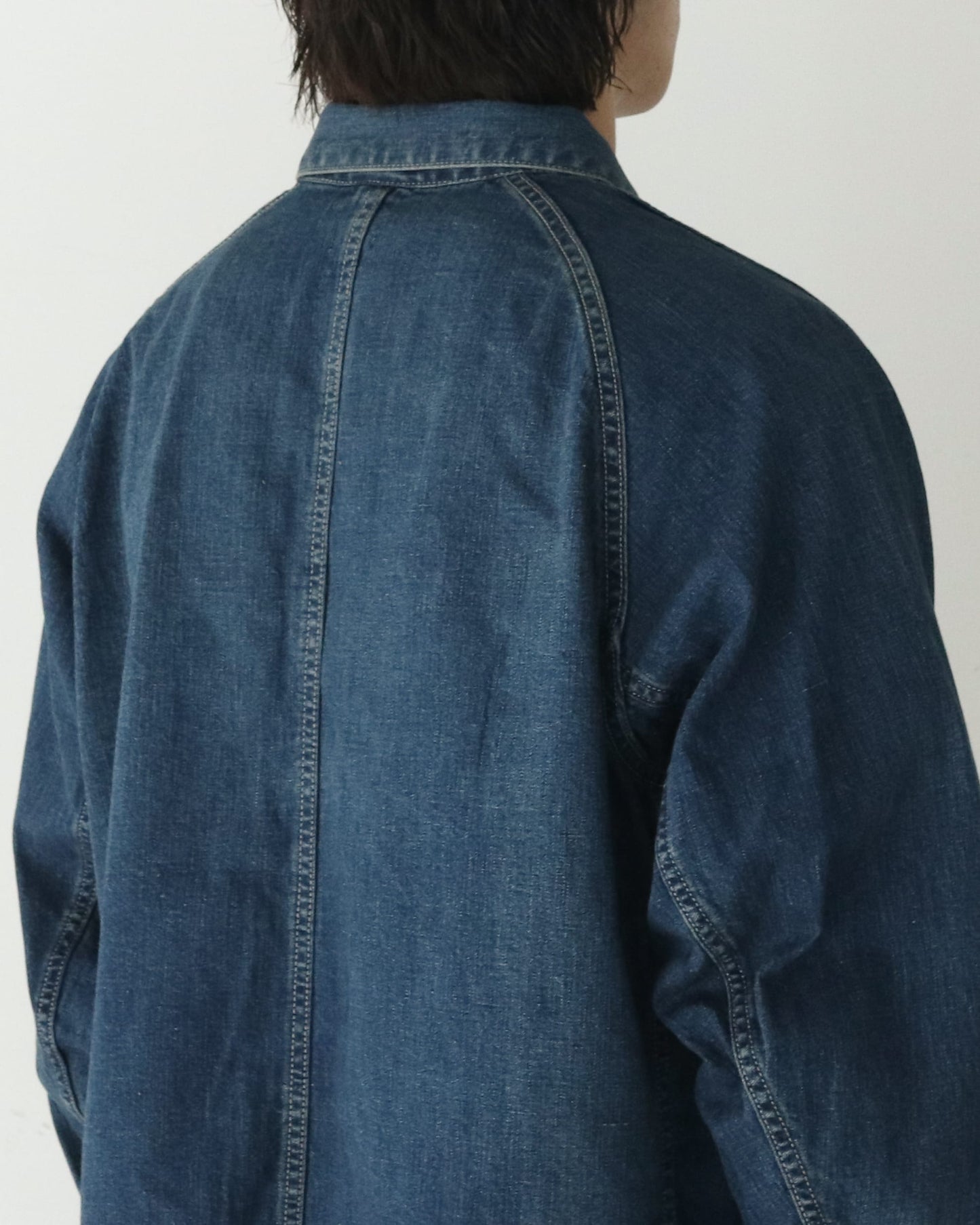 Denim Coverall Jacket INDIGO