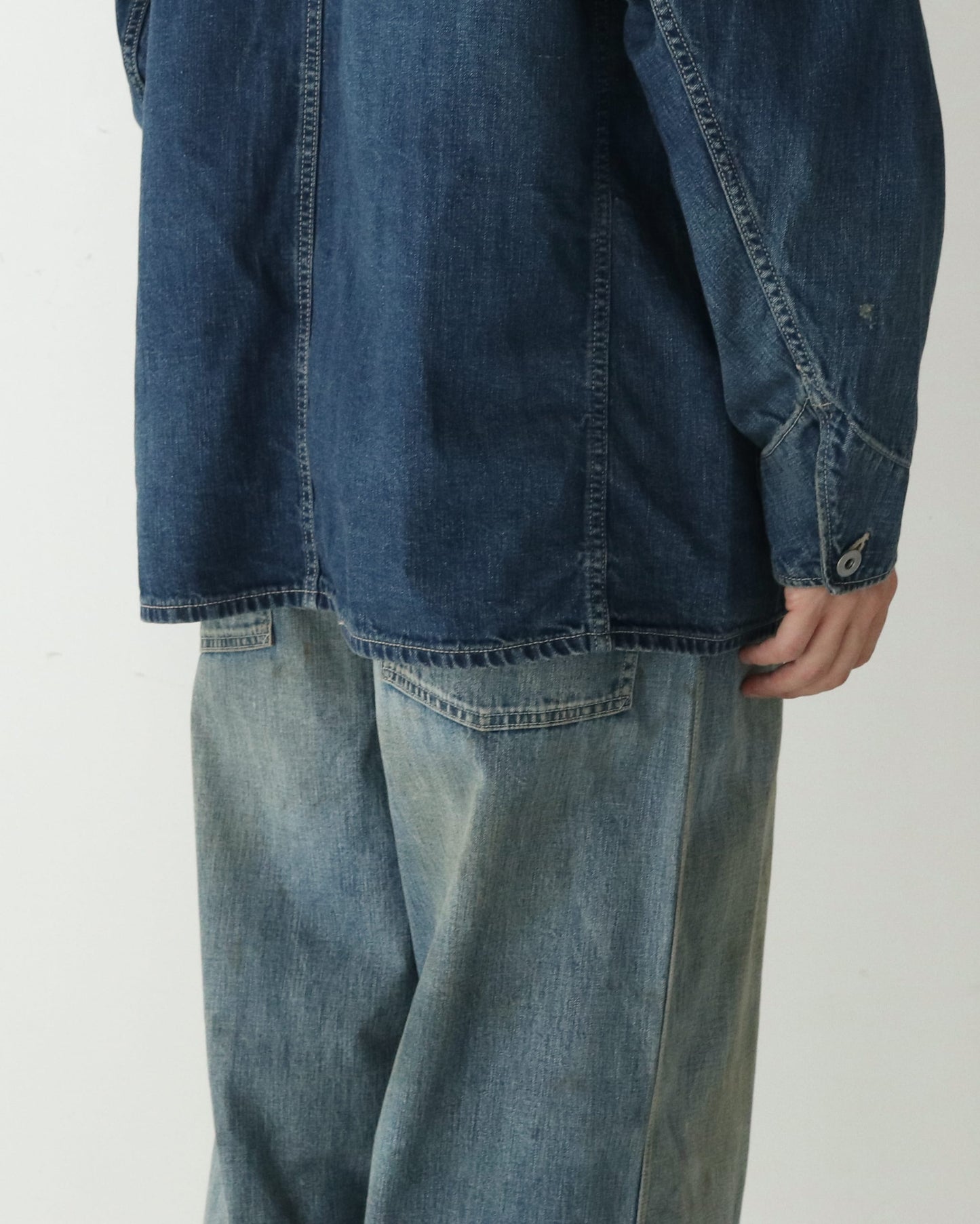 Denim Coverall Jacket INDIGO