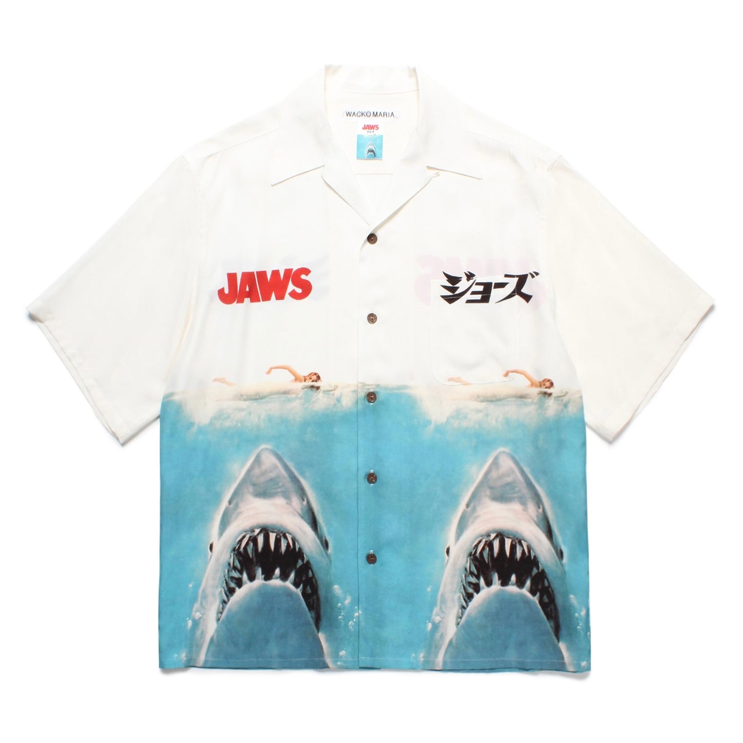 JAWS / S/S HAWAIIAN SHIRT