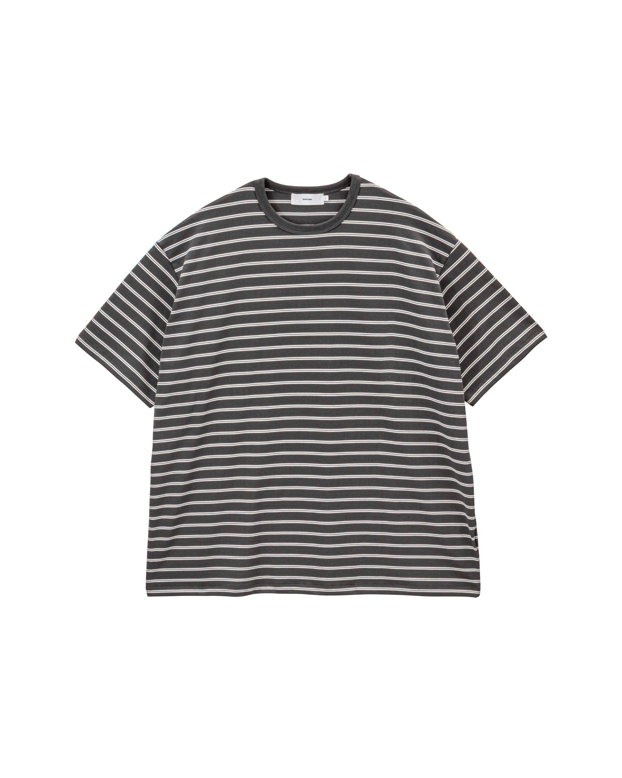 Tri Spun Border S/S Tee GRY×WHT – TIME AFTER TIME