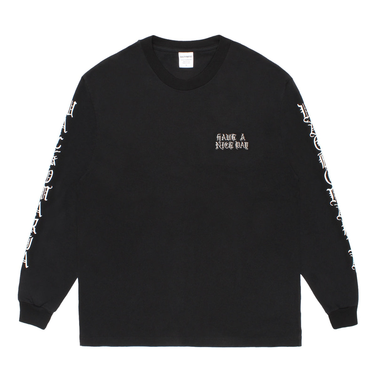 WASHED HEAVY WEIGHT CREW NECK LONG SLEEVE T-SHIRT ( TYPE-3 )