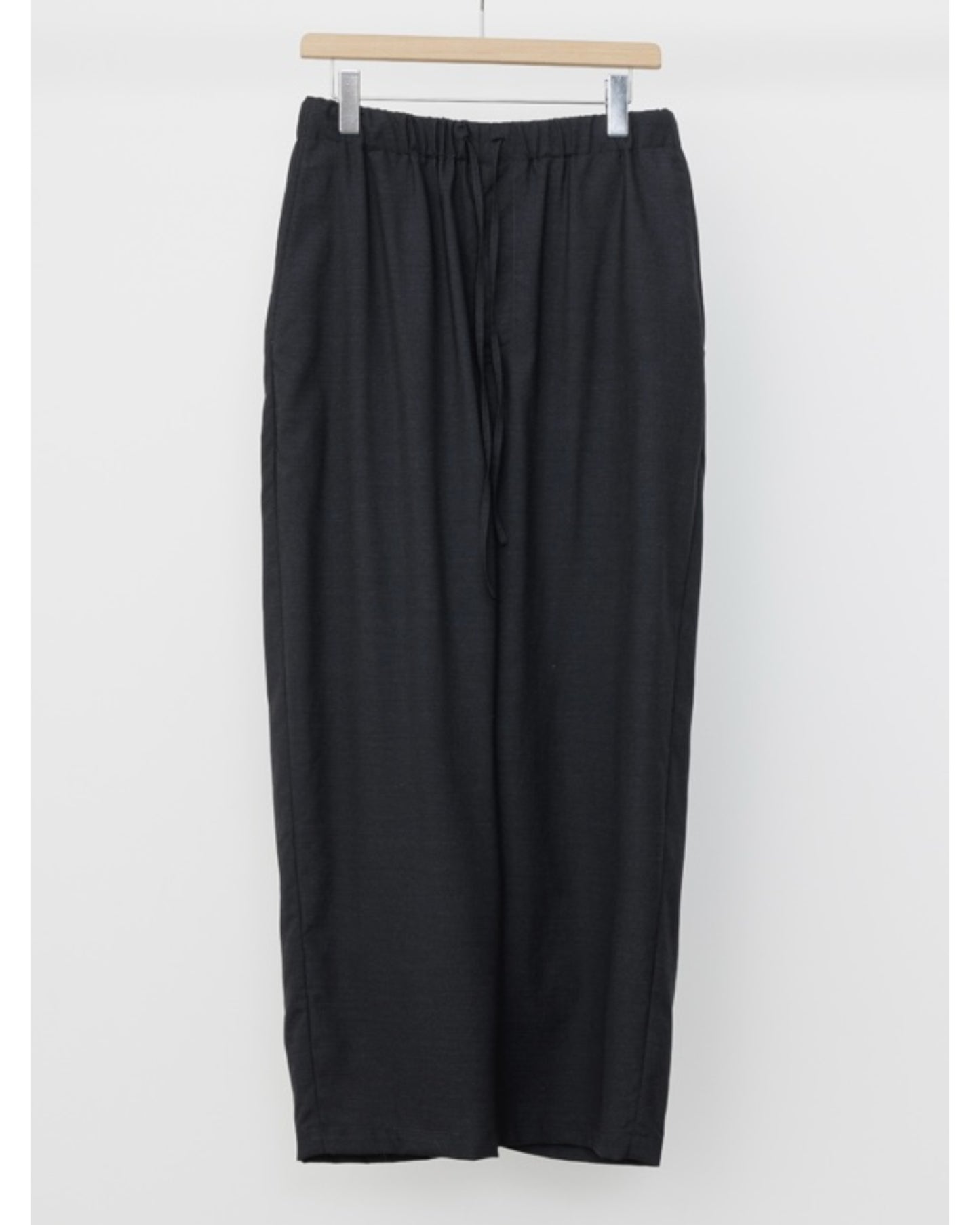 COCOON WIDE EASY PANTS BLACK