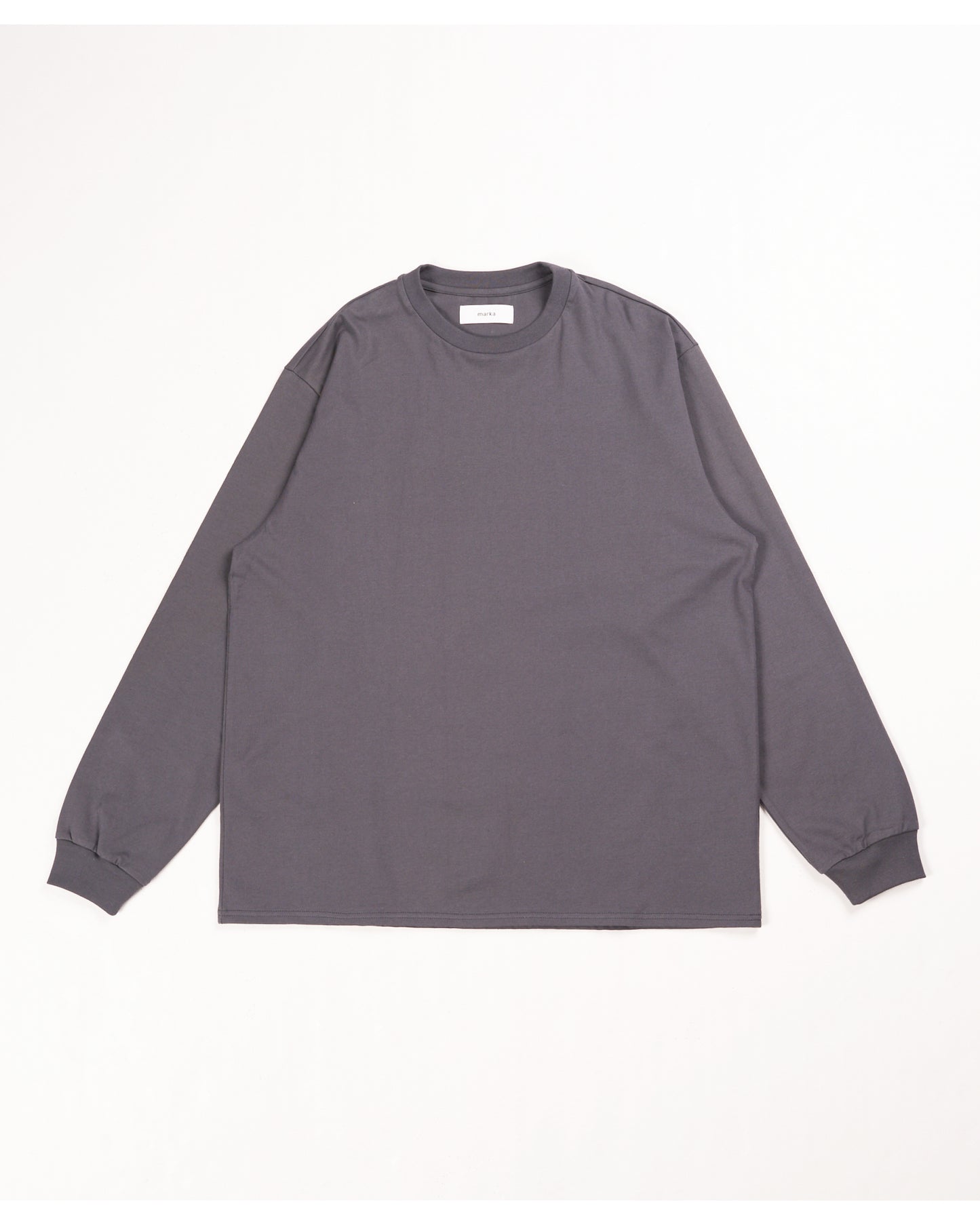 CREW NECK L/S TEE M.GRAY