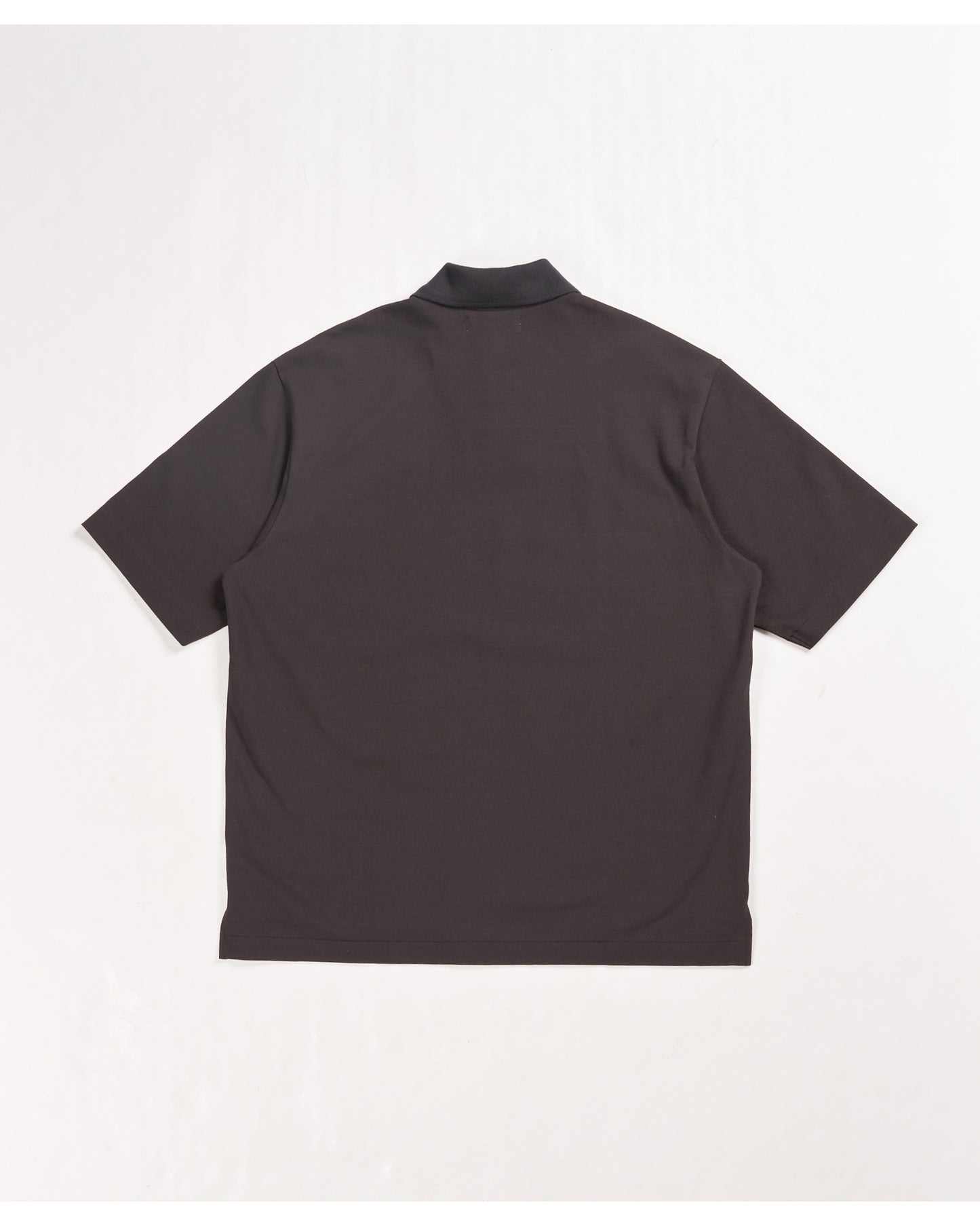 ONE BUTTON POLO S/S TEE INK BLACK
