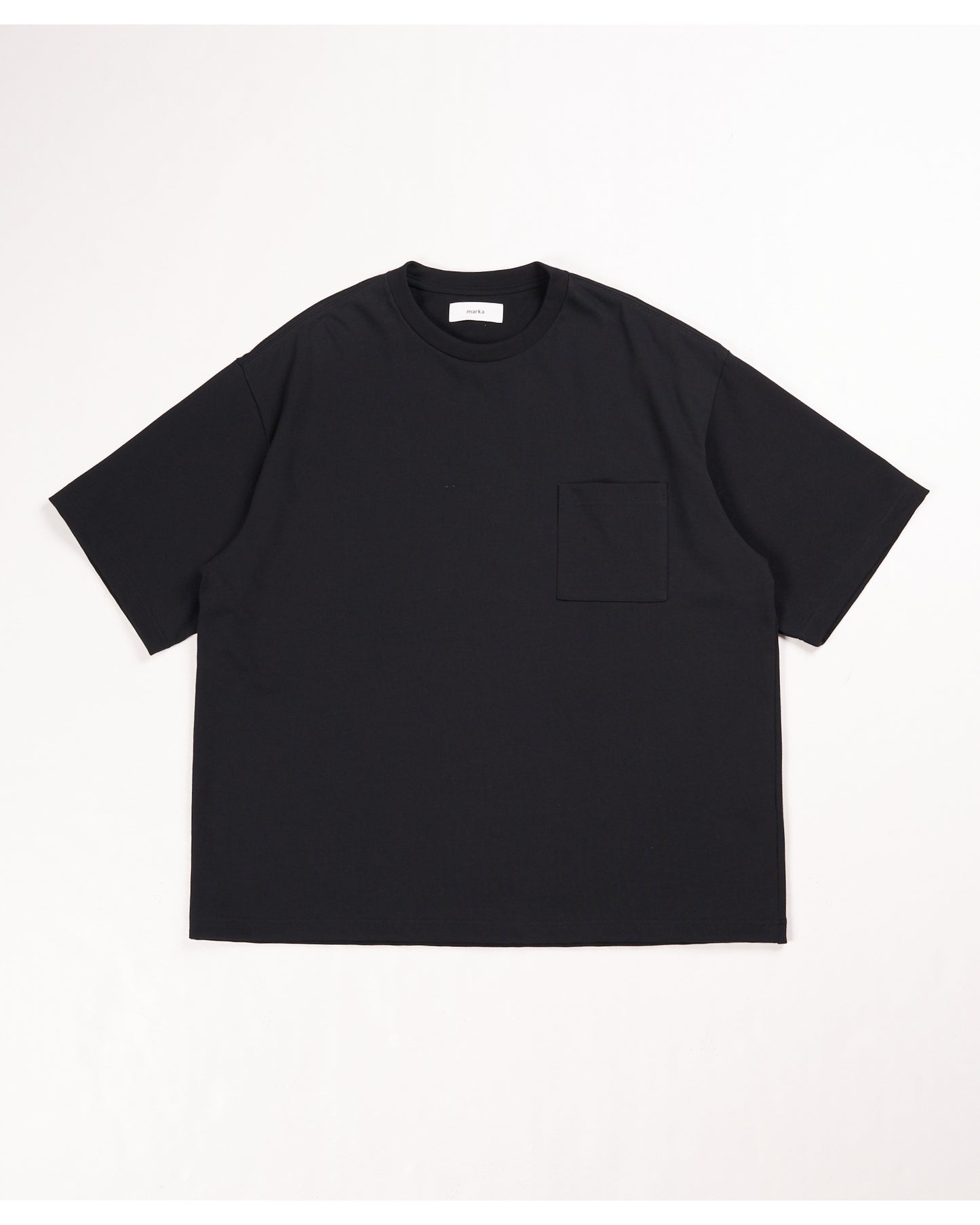 LOOSE FIT POCKET TEE BLACK