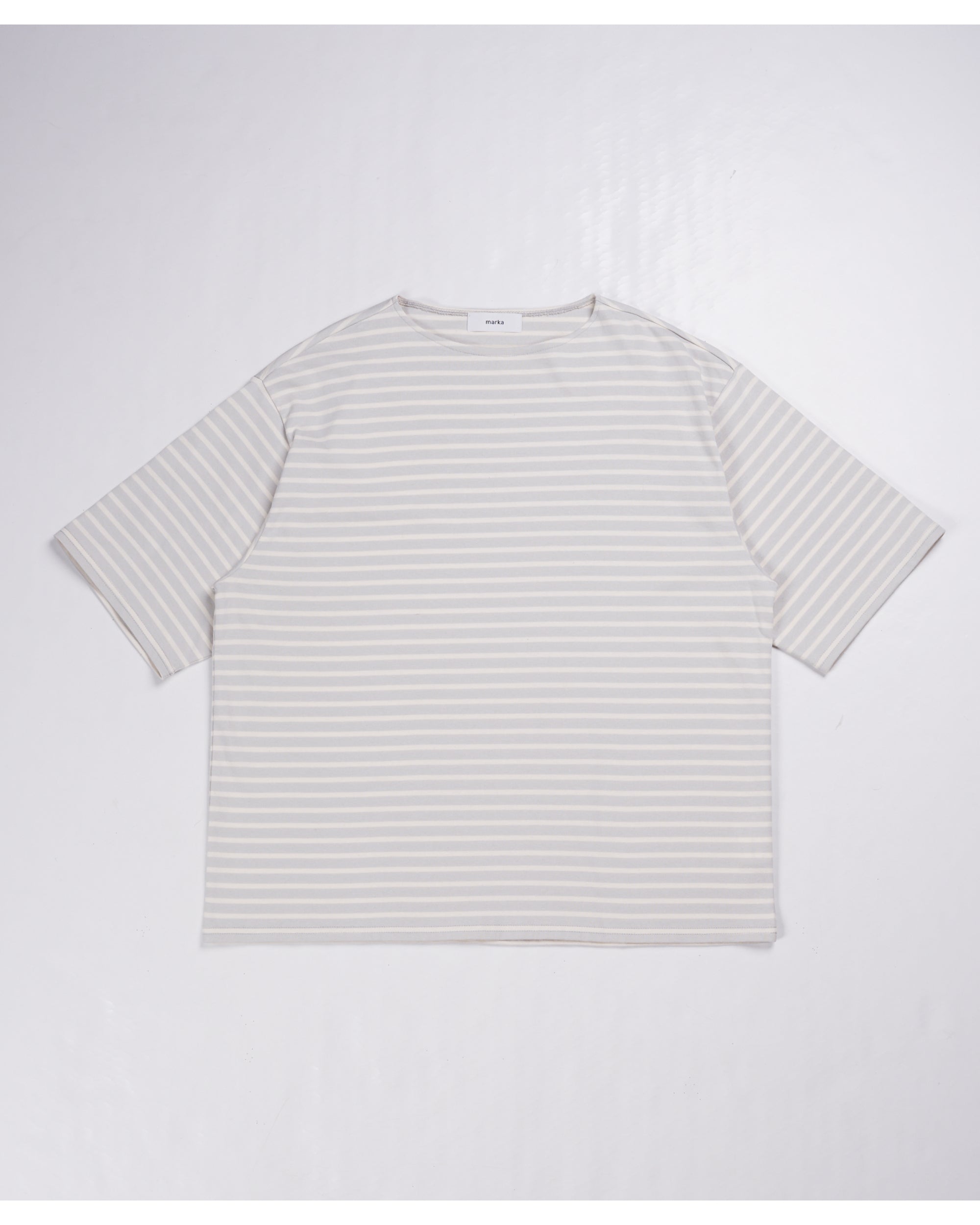 トップス 25ss marka NEW BASQUE SHIRT OFF IVORY 2 オーガニックコットン30/1引き揃えBD天竺 / NEWバスクS/Sシャツ