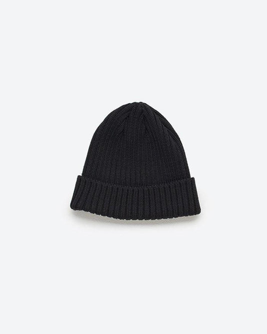 WOOL WATCH CAP BLACK
