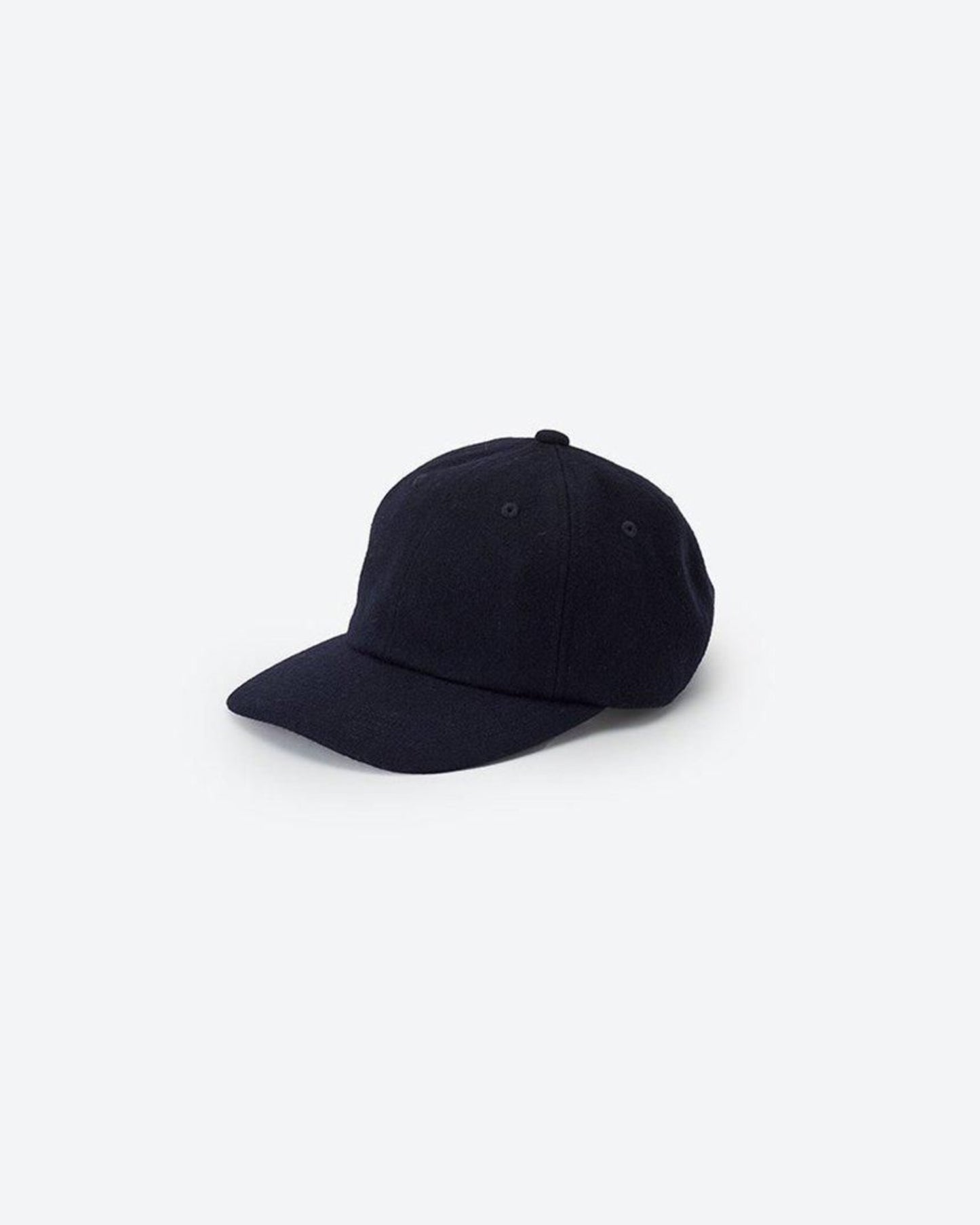 MELTON 6PANEL CAP BLACK