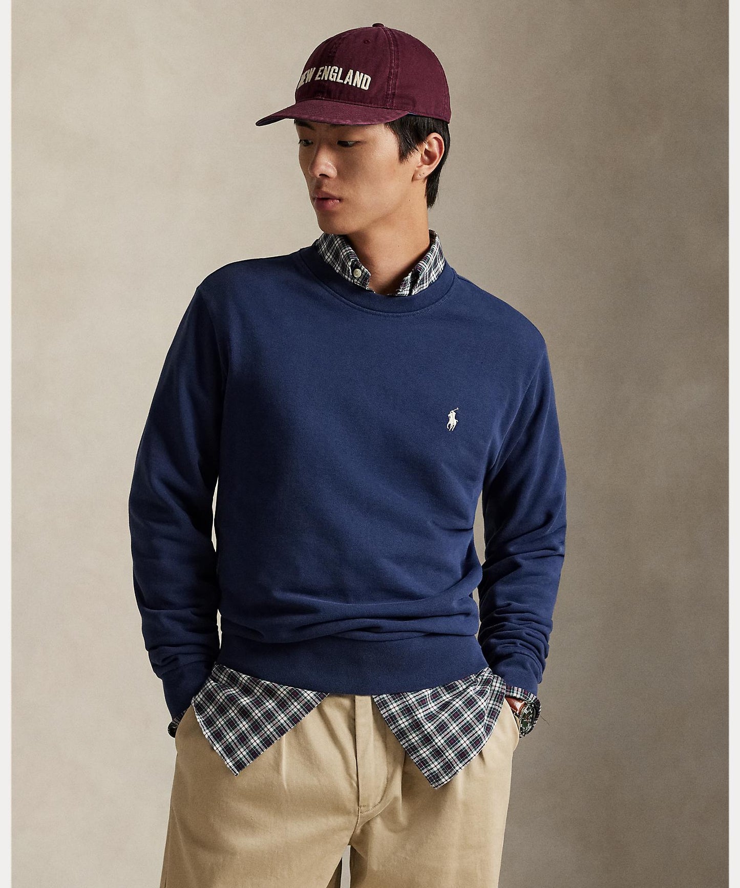 LOOPBACK CREW NECK SWEAT SHIRT