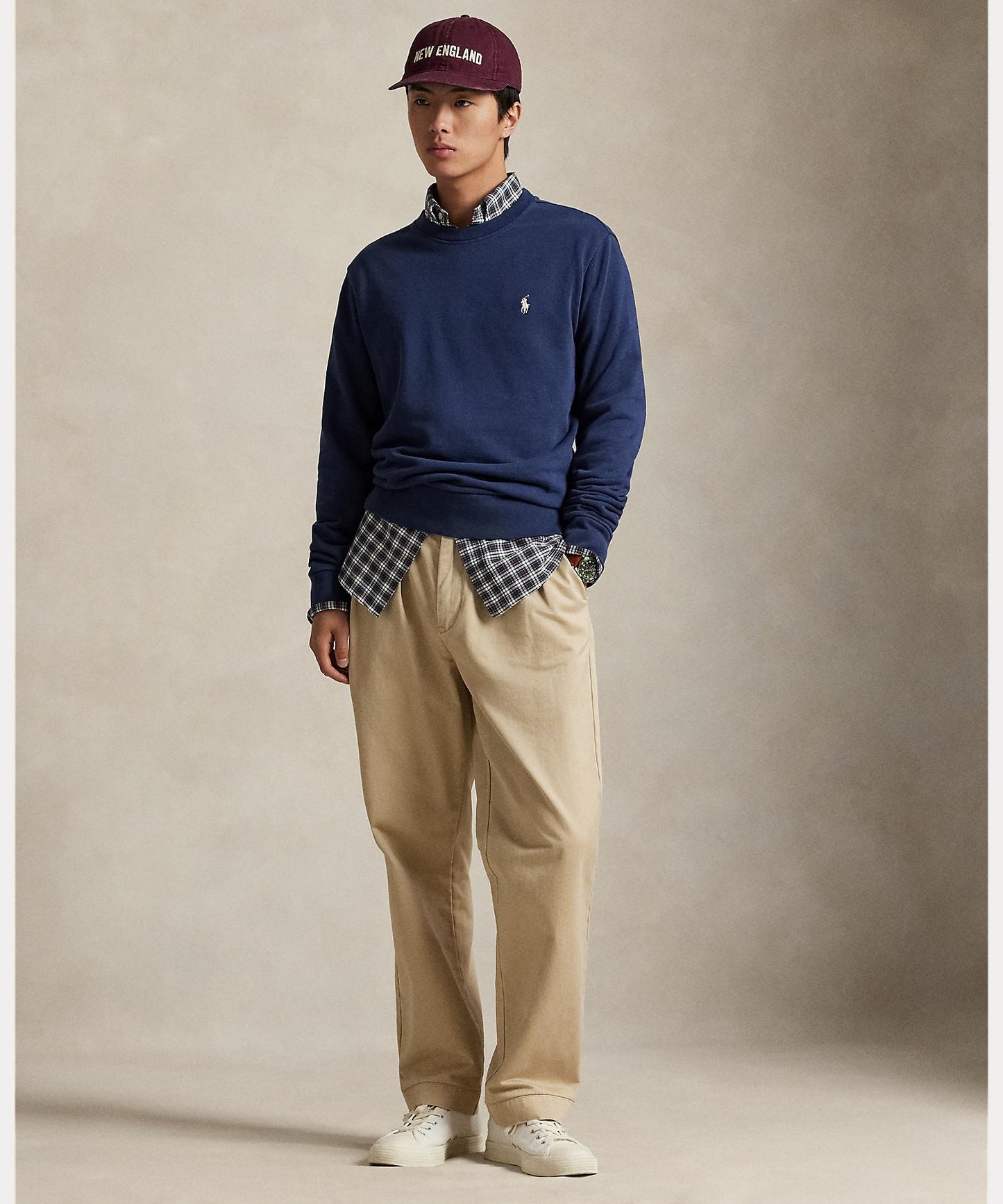 LOOPBACK CREW NECK SWEAT SHIRT
