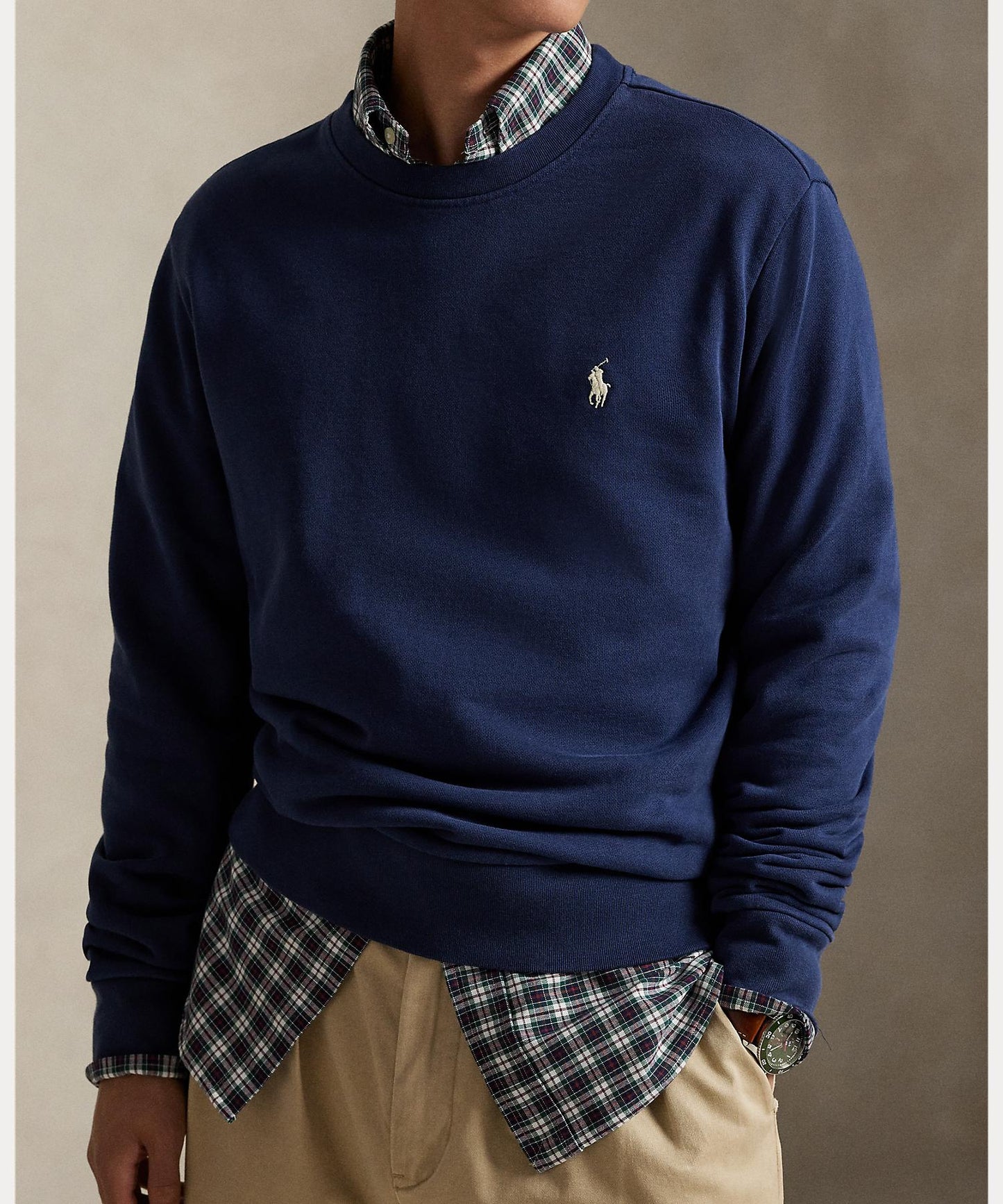 LOOPBACK CREW NECK SWEAT SHIRT