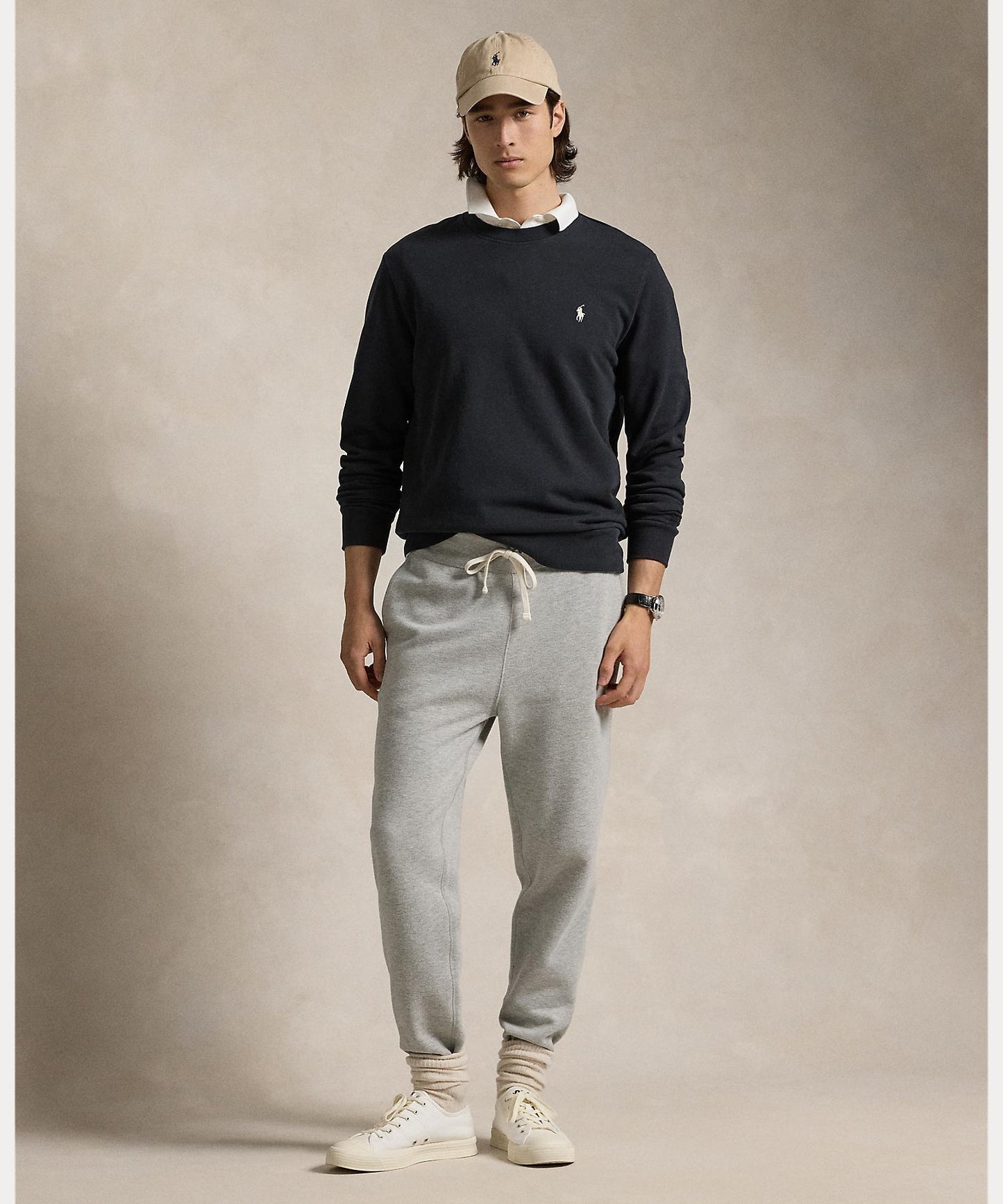 LOOPBACK CREW NECK SWEAT SHIRT