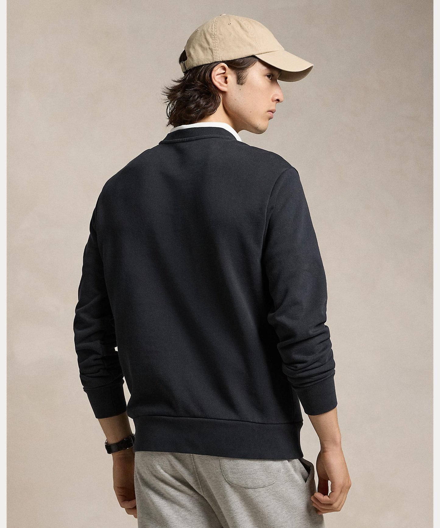 LOOPBACK CREW NECK SWEAT SHIRT