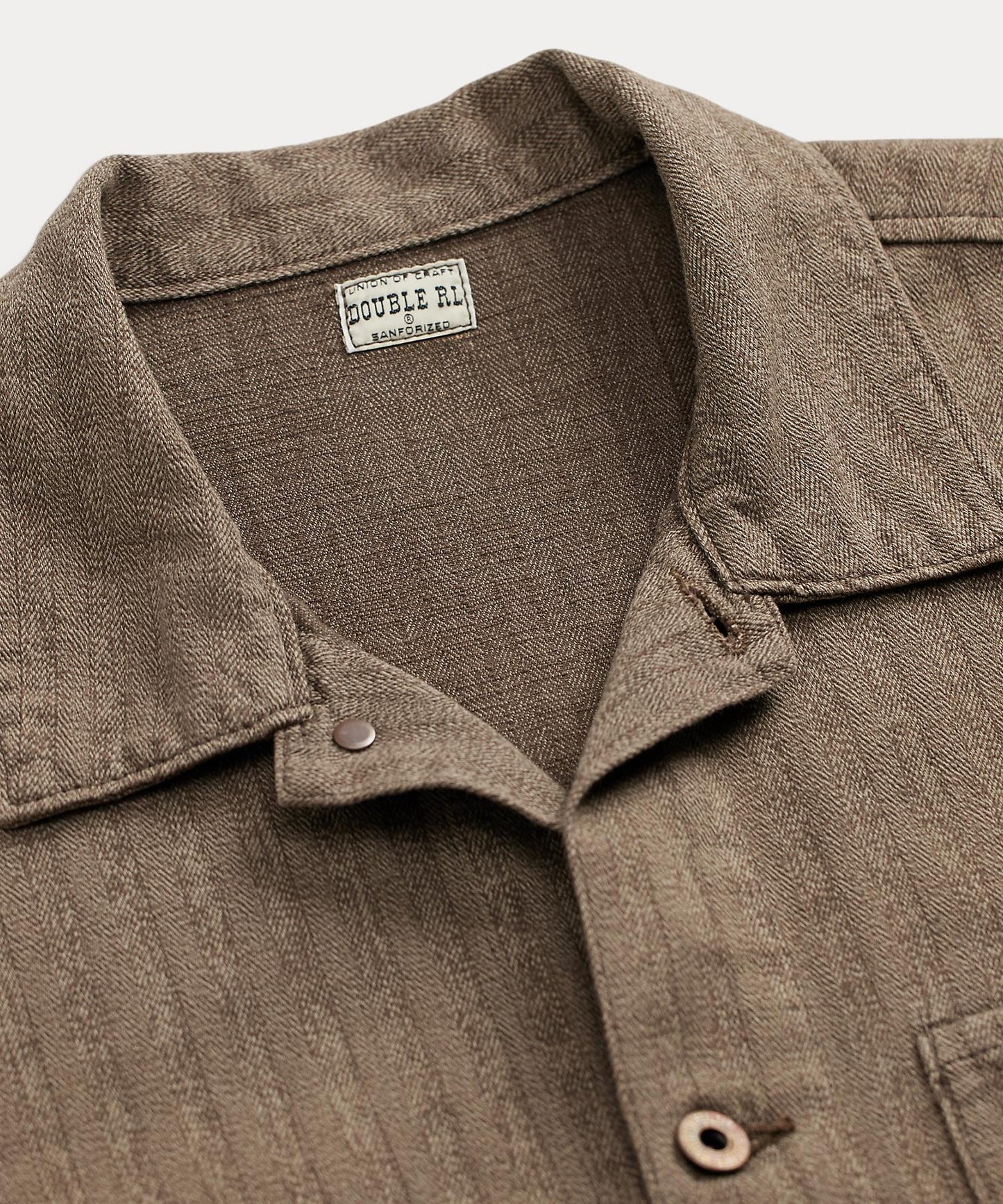 WATERFORD JK-SHIRT JACKET Y/D HERRINGBONE