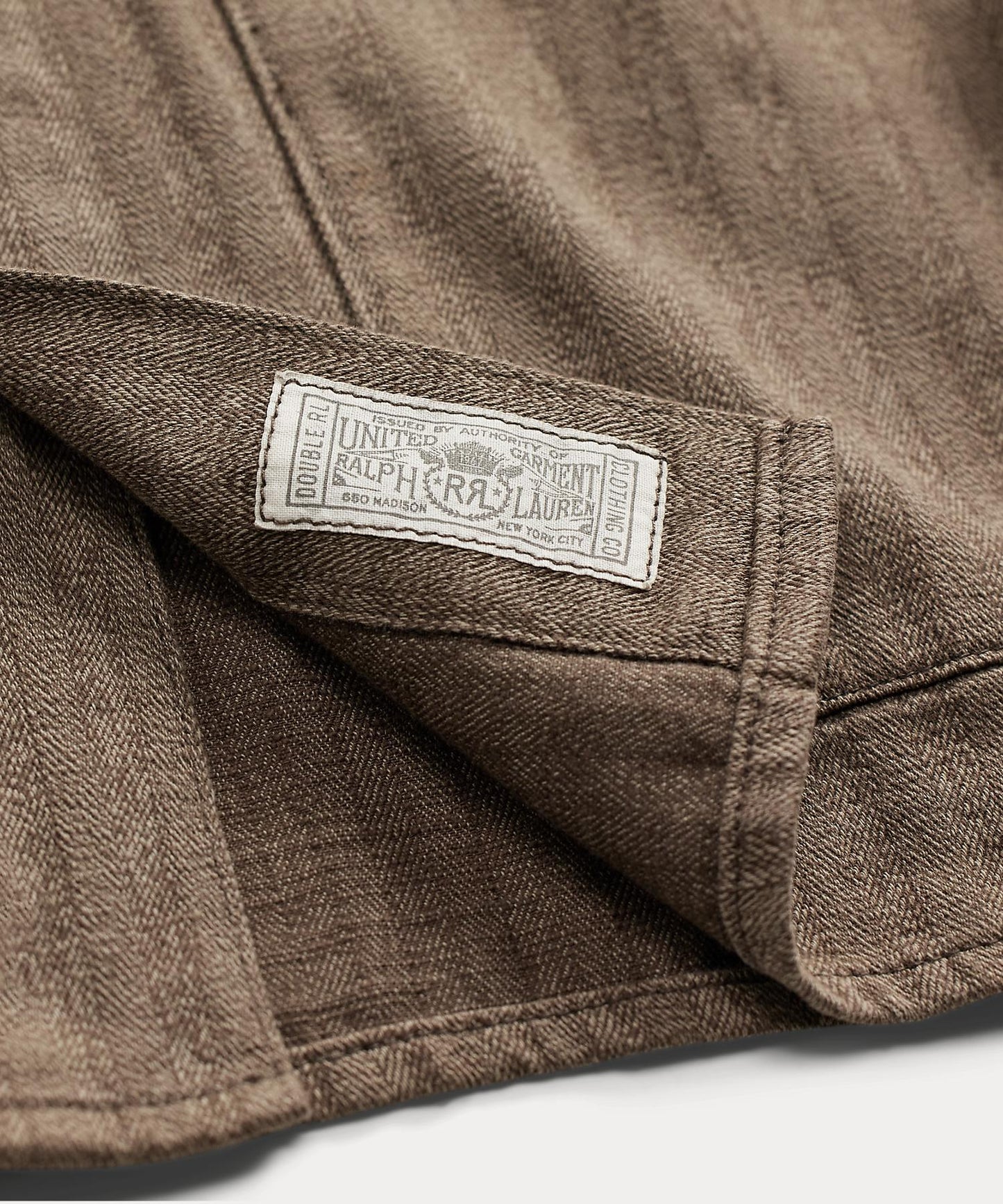 WATERFORD JK-SHIRT JACKET Y/D HERRINGBONE