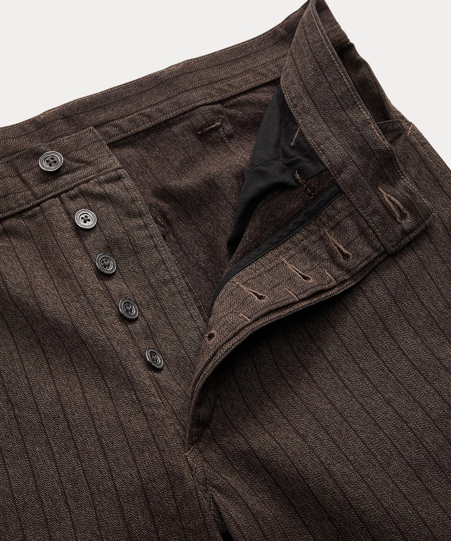 TANNER PANT-FLAT FRONT COTTON JASPE STRIPE