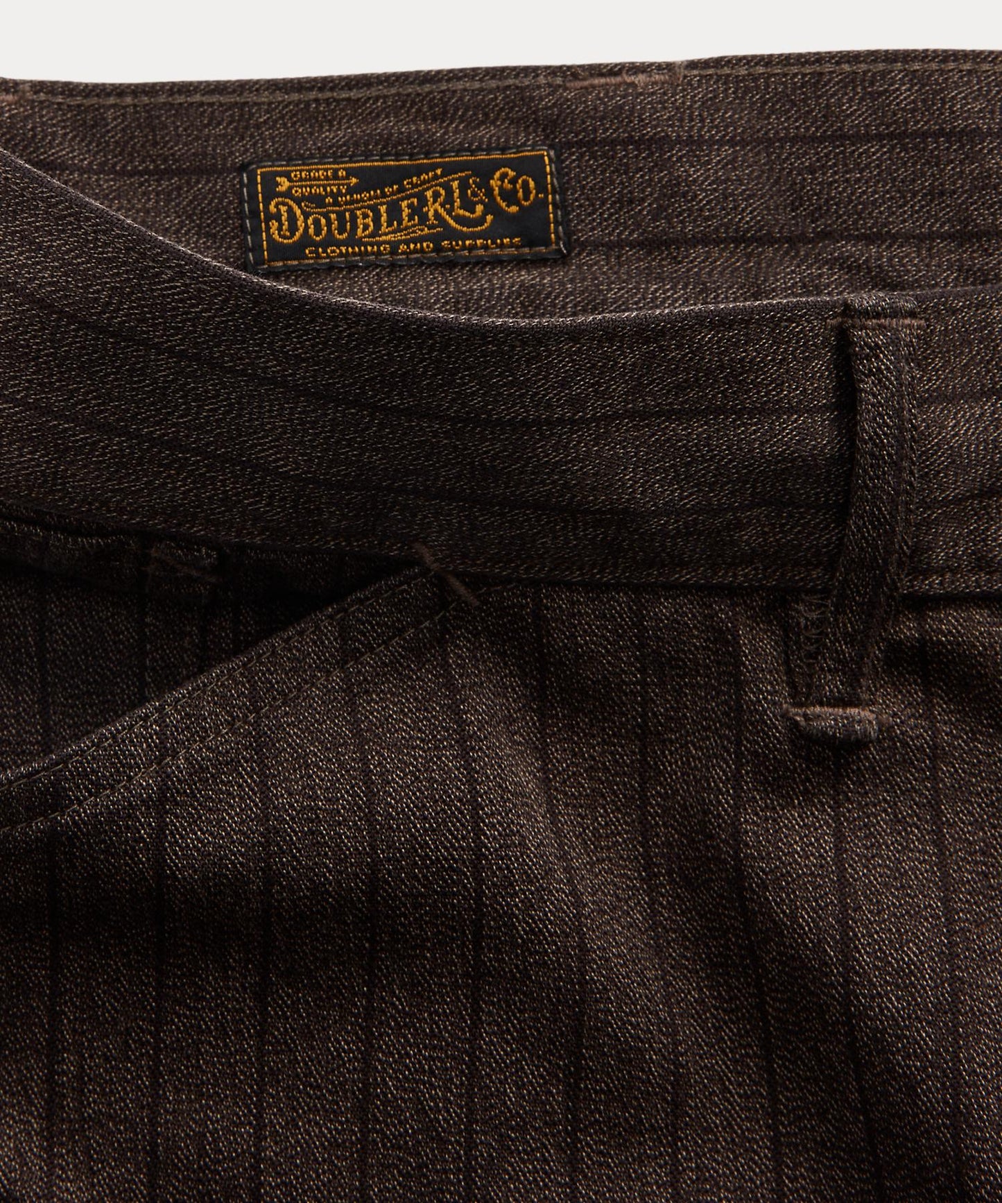 TANNER PANT-FLAT FRONT COTTON JASPE STRIPE