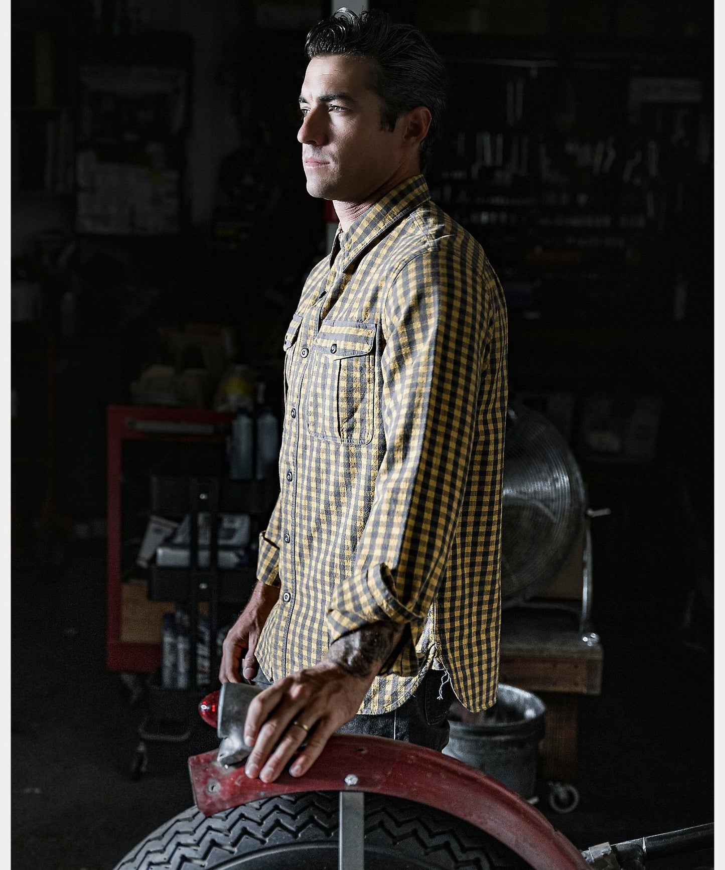 WOVEN-SPORT SHIRT-SHIRT COTTON