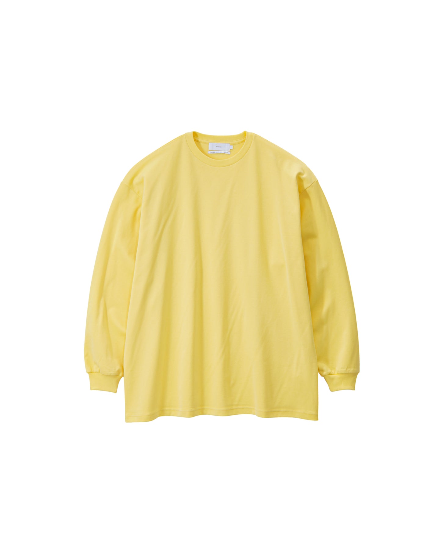 Brushed Mockrody Crew Neck L/S Tee YELLOW
