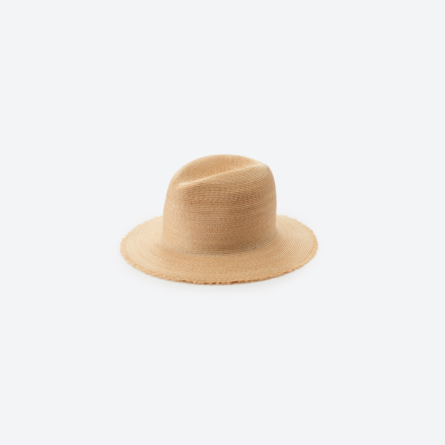 ABACA CENTER CREASE HAT BEIGE