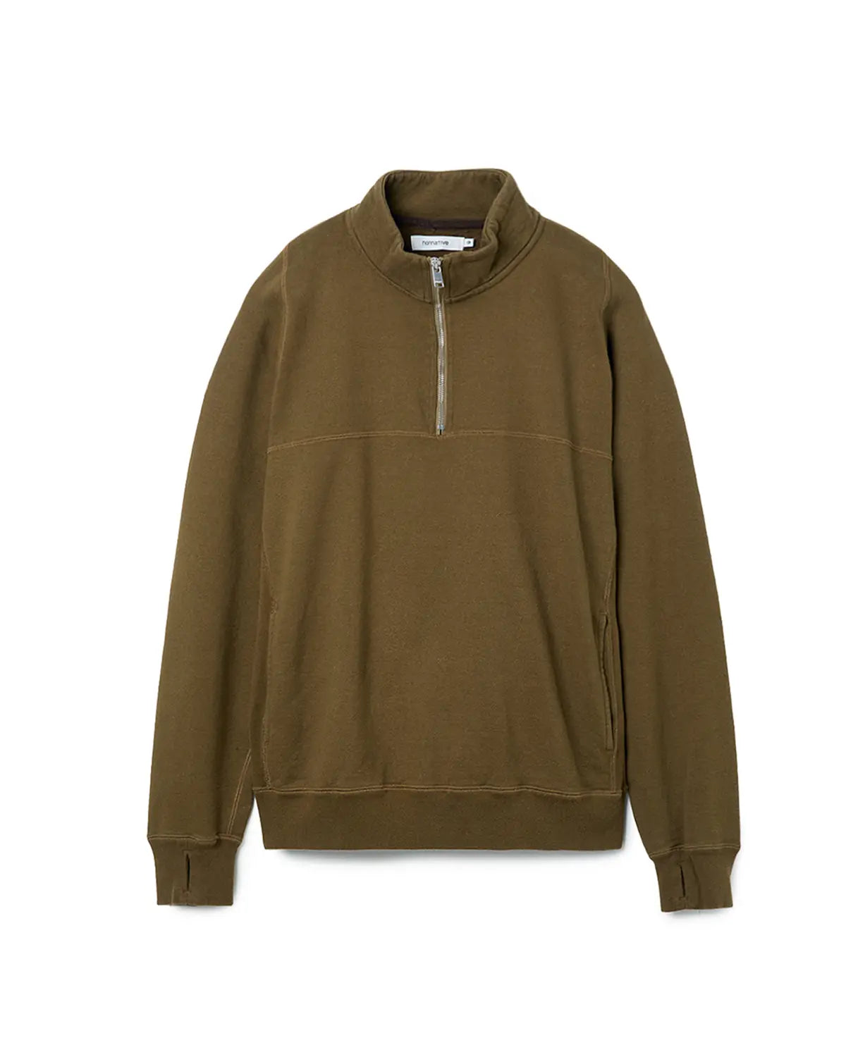 MARINER HALF ZIP PULLOVER COTTON SWEAT