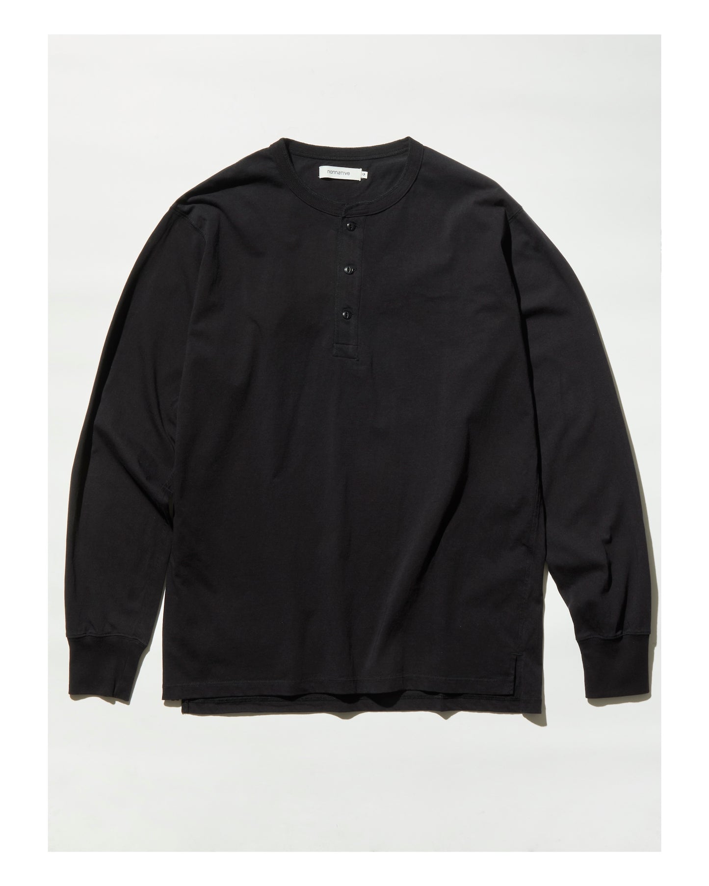 TROOPER L/S HENRY NECK TEE COTTON JERSEY