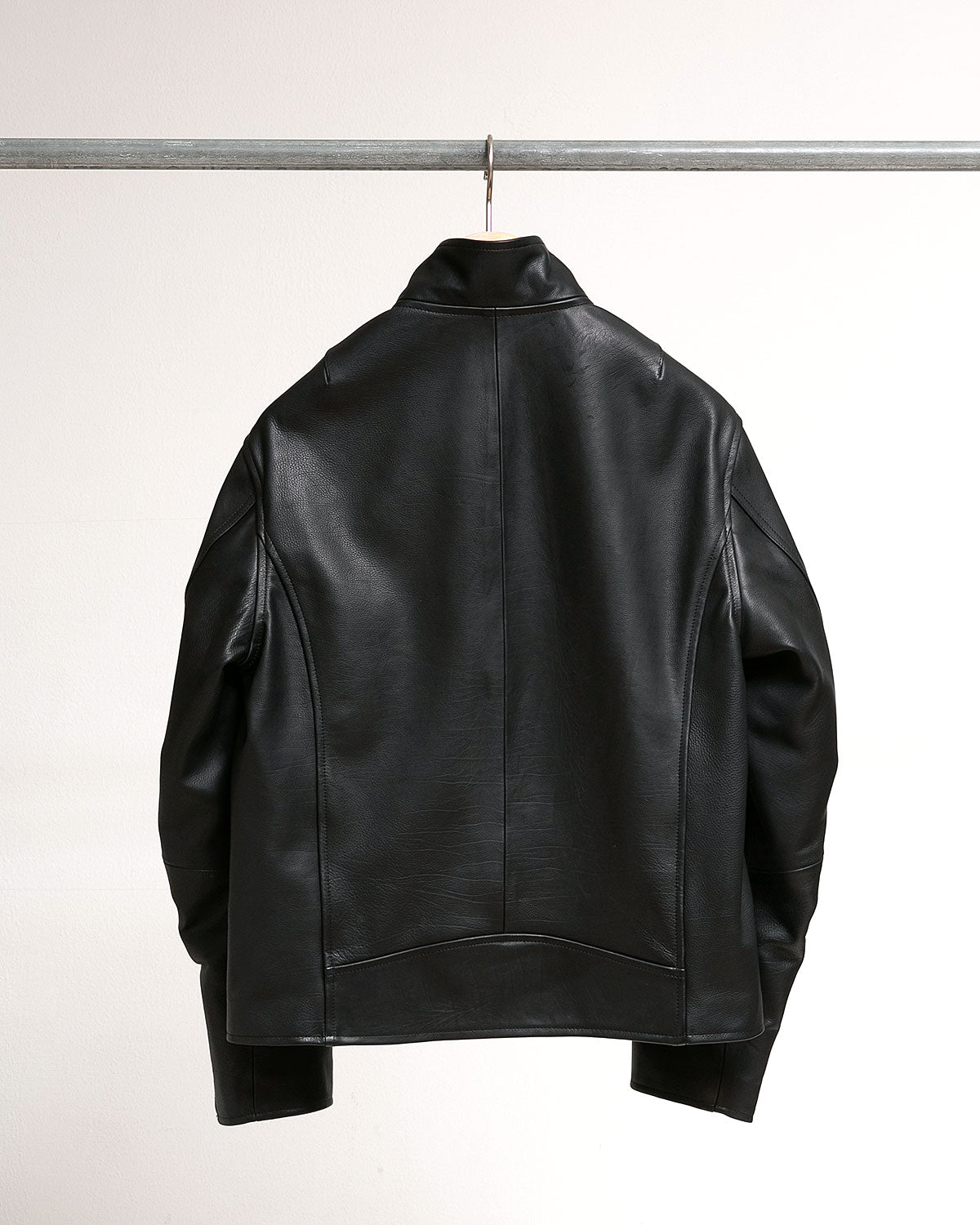 RIDER BLOUSON COW LEATHER WITH WINDSTOPPER®