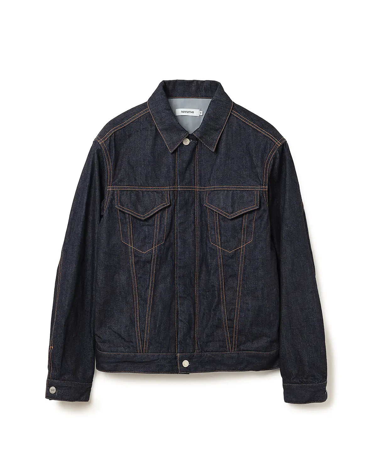 TRUCKER BLOUSON COTTON 11.5oz DENIM OW WITH WINDSTOPPER® – TIME