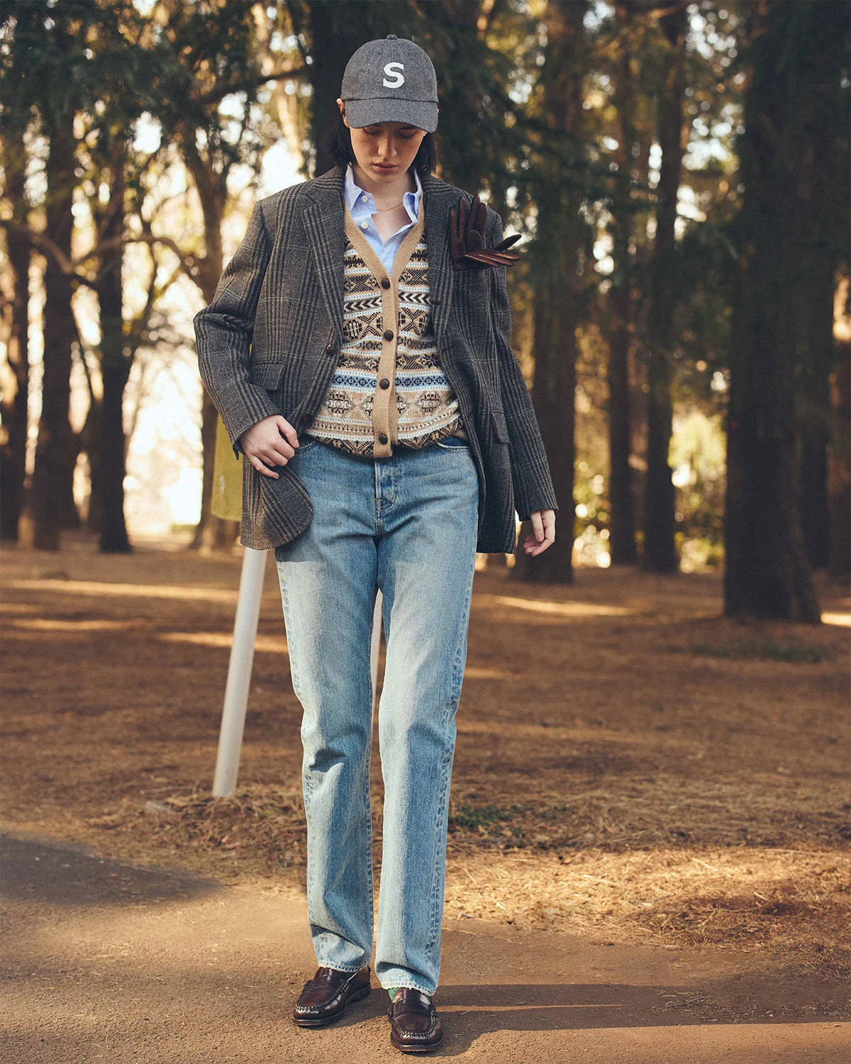 BRITISH WOOL CHECKED JACKET