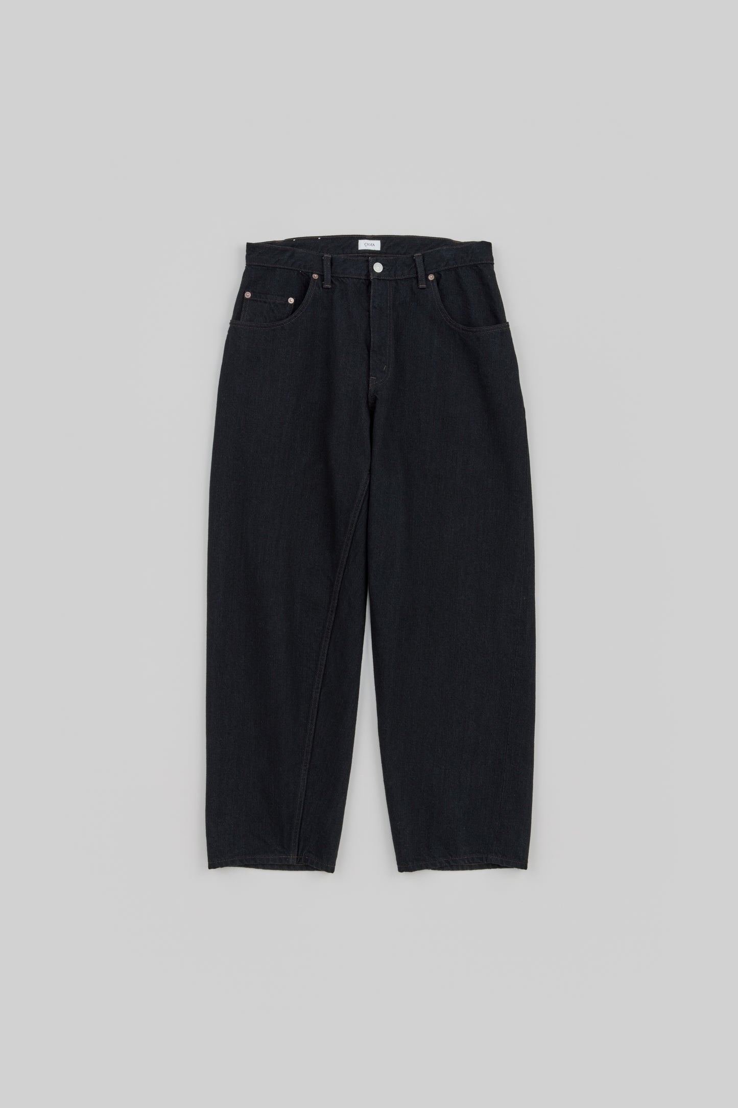 Baggy 5 Pocket Pants Black(One Wash)