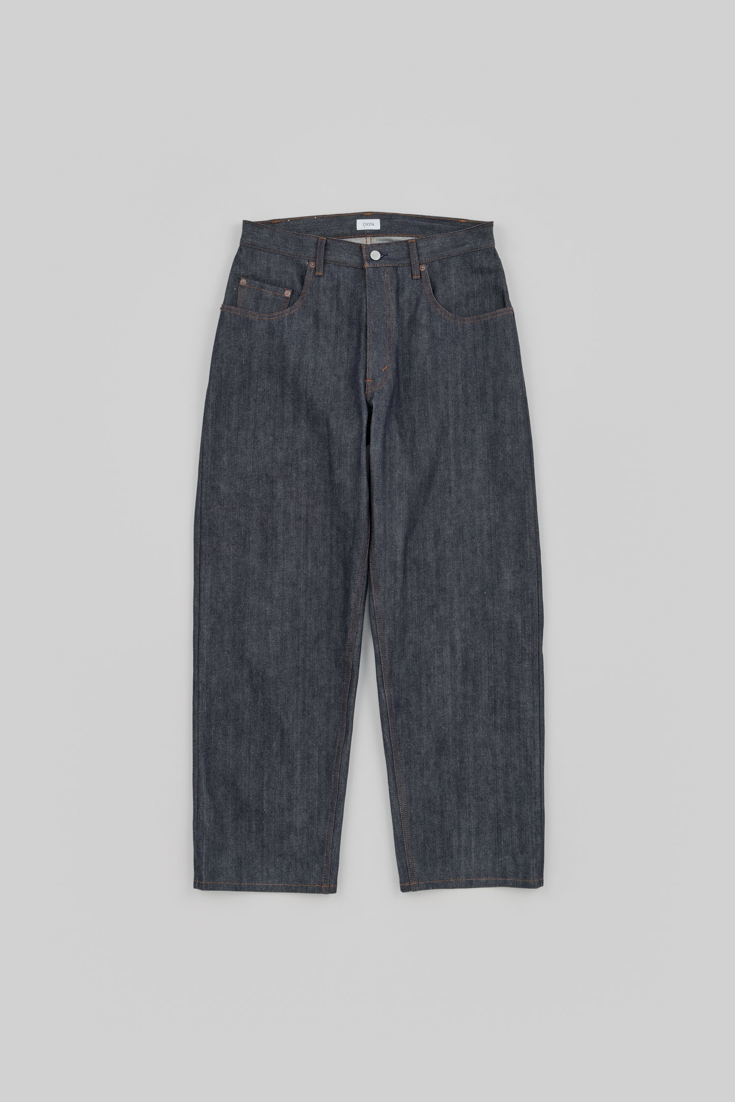 Baggy 5 Pocket Pants Navy(Rigid)