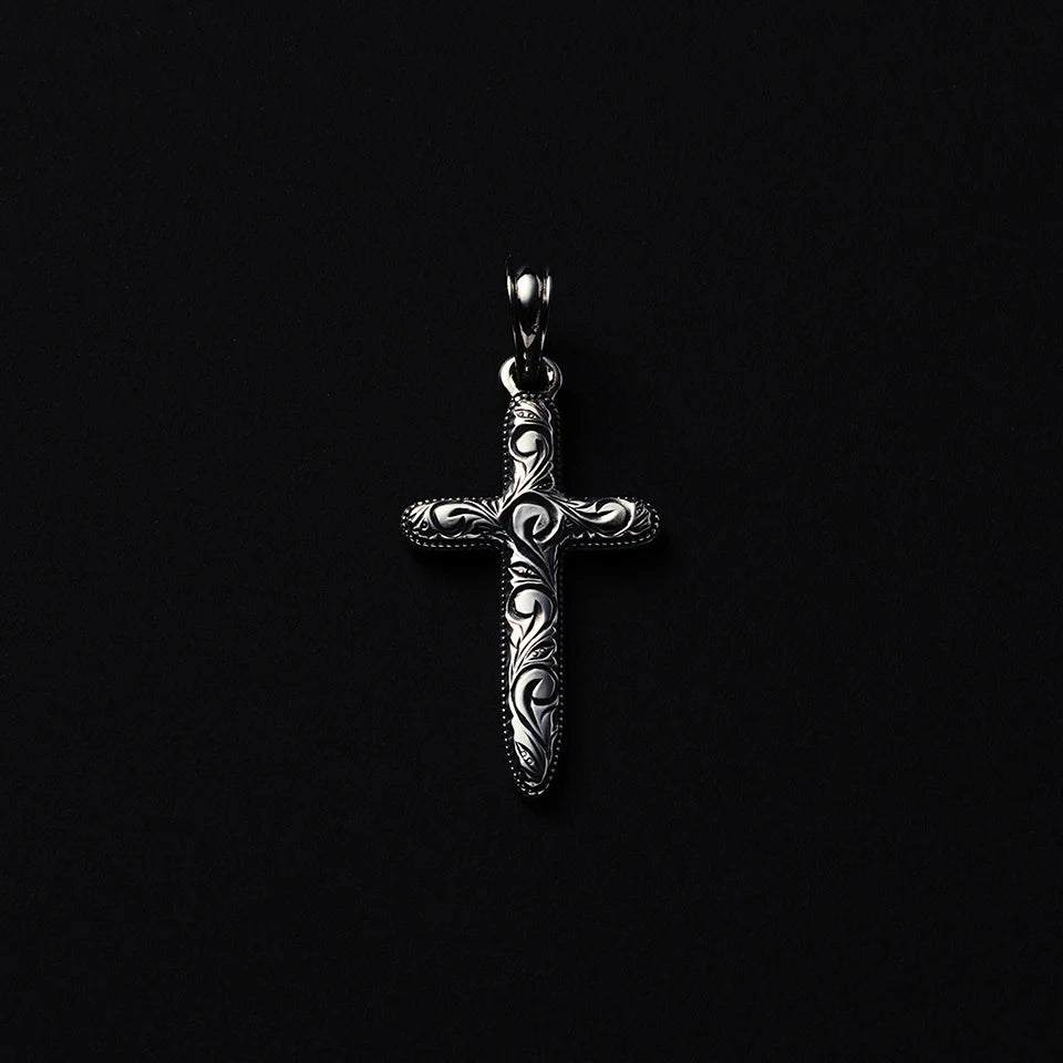 Engraved Cross Pendant