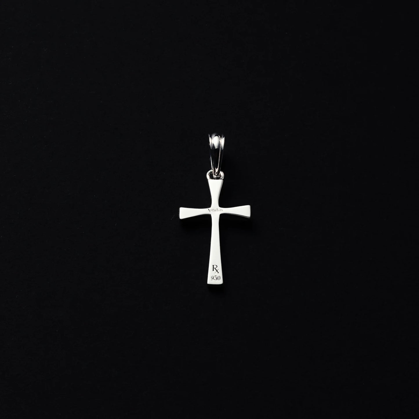 Engraved Tiny Cross Pendant