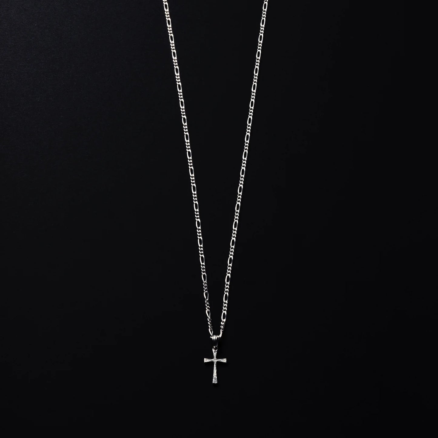 Engraved Tiny Cross Pendant