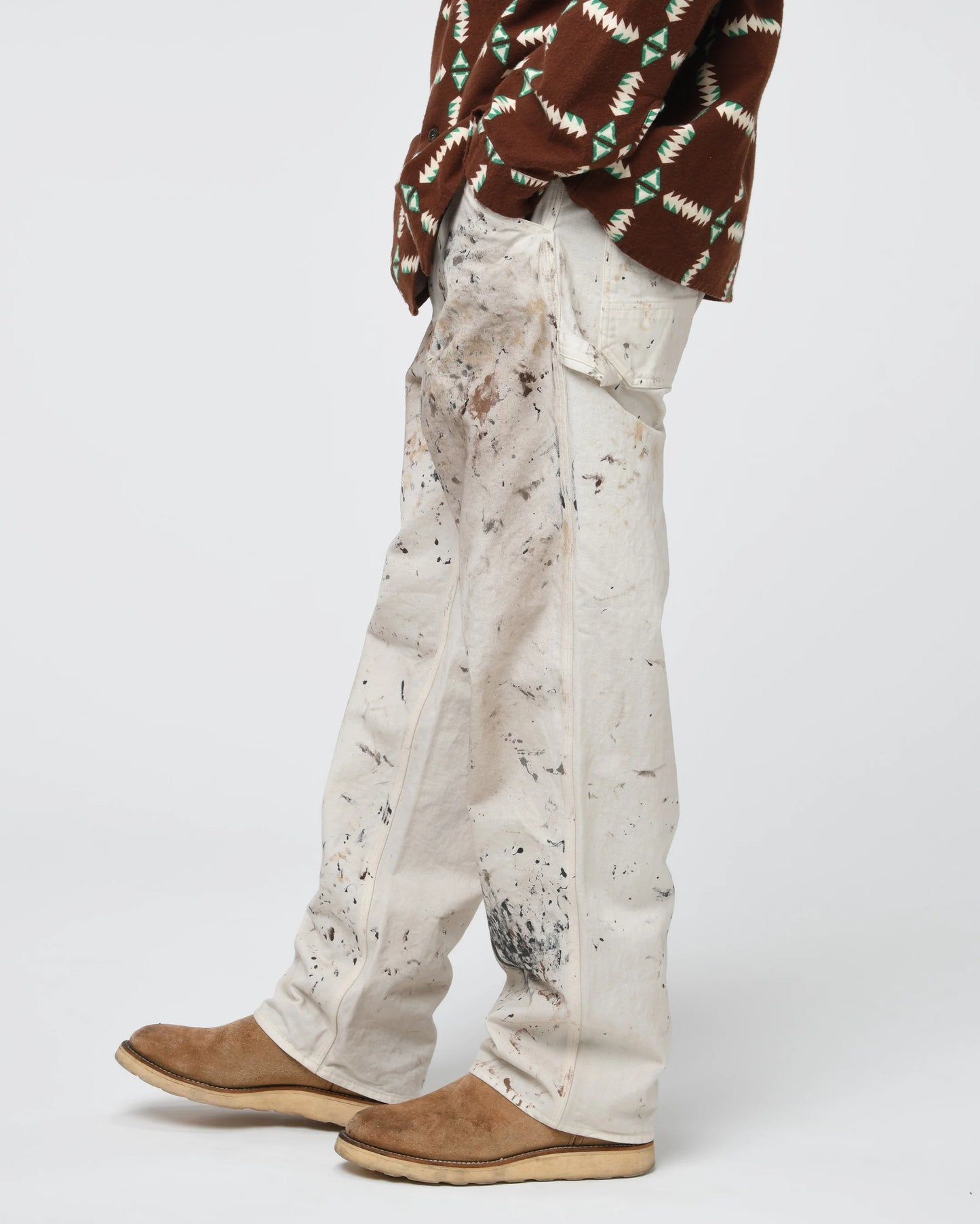 PAINTER'S PAINT STAINED PAINTER PANTS