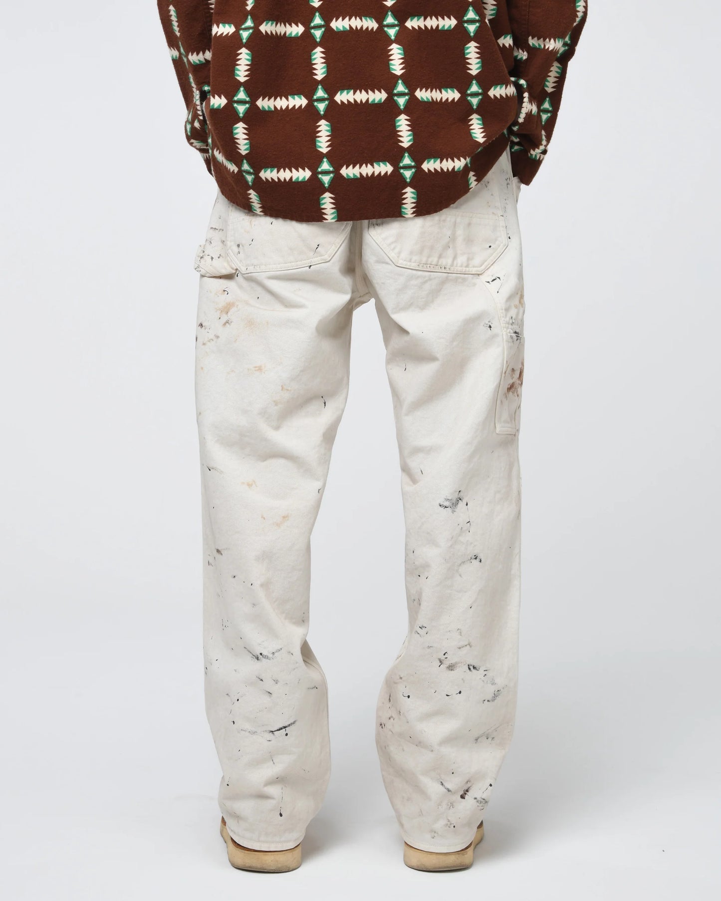 PAINTER'S PAINT STAINED PAINTER PANTS