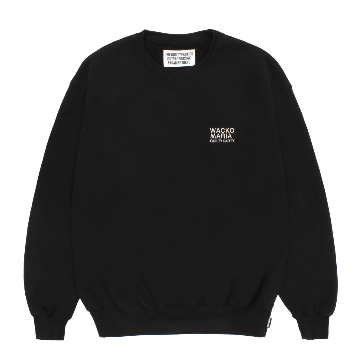 WASHED MIDDLE WEIGHT CREW NECK SWEAT SHIRT