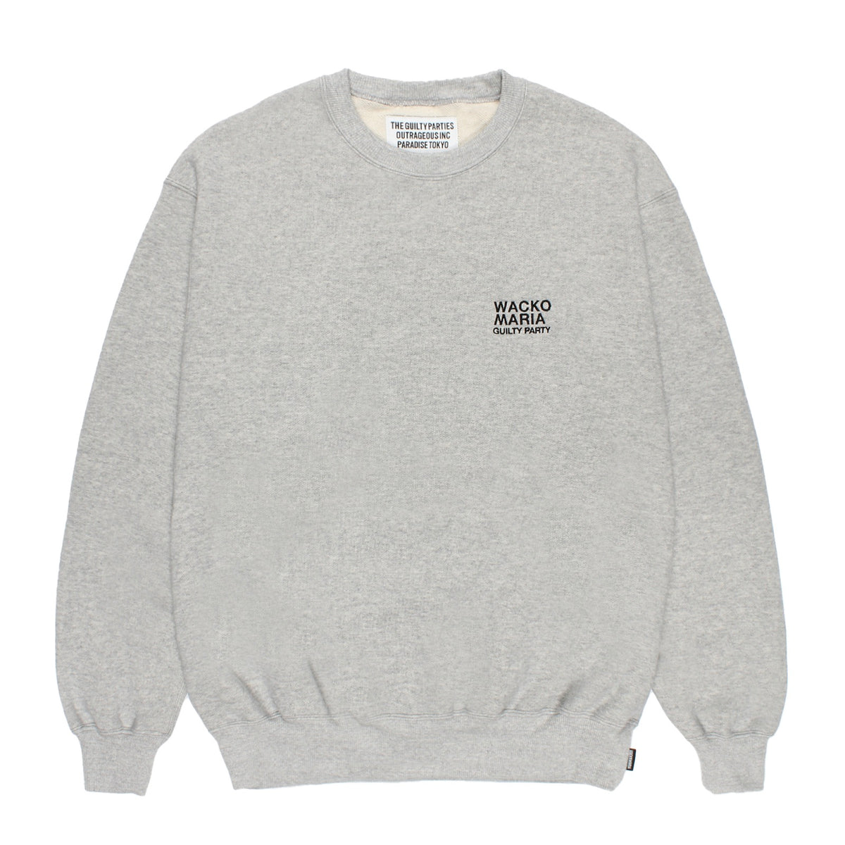 WASHED MIDDLE WEIGHT CREW NECK SWEAT SHIRT