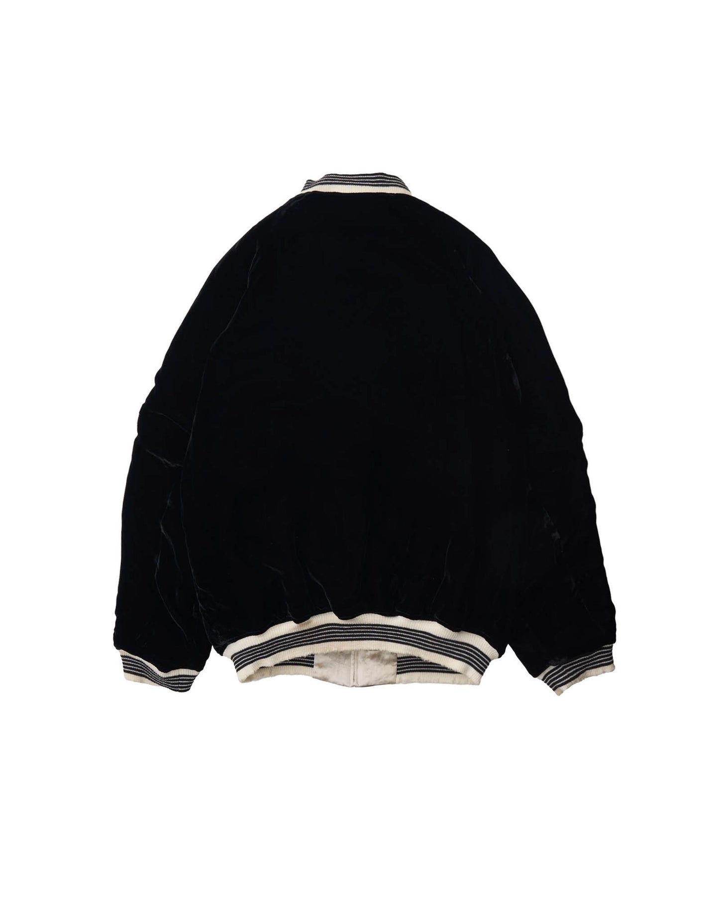 VINTAGE SATIN/ VELVET REVERSIBLE ZIP JACKET