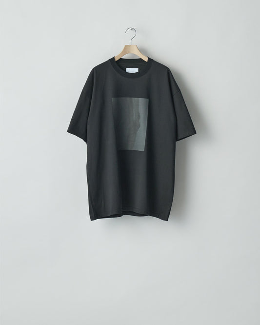 OVERSIZED PRINT TEE -TWIST-(MARCERIZED) BLACK