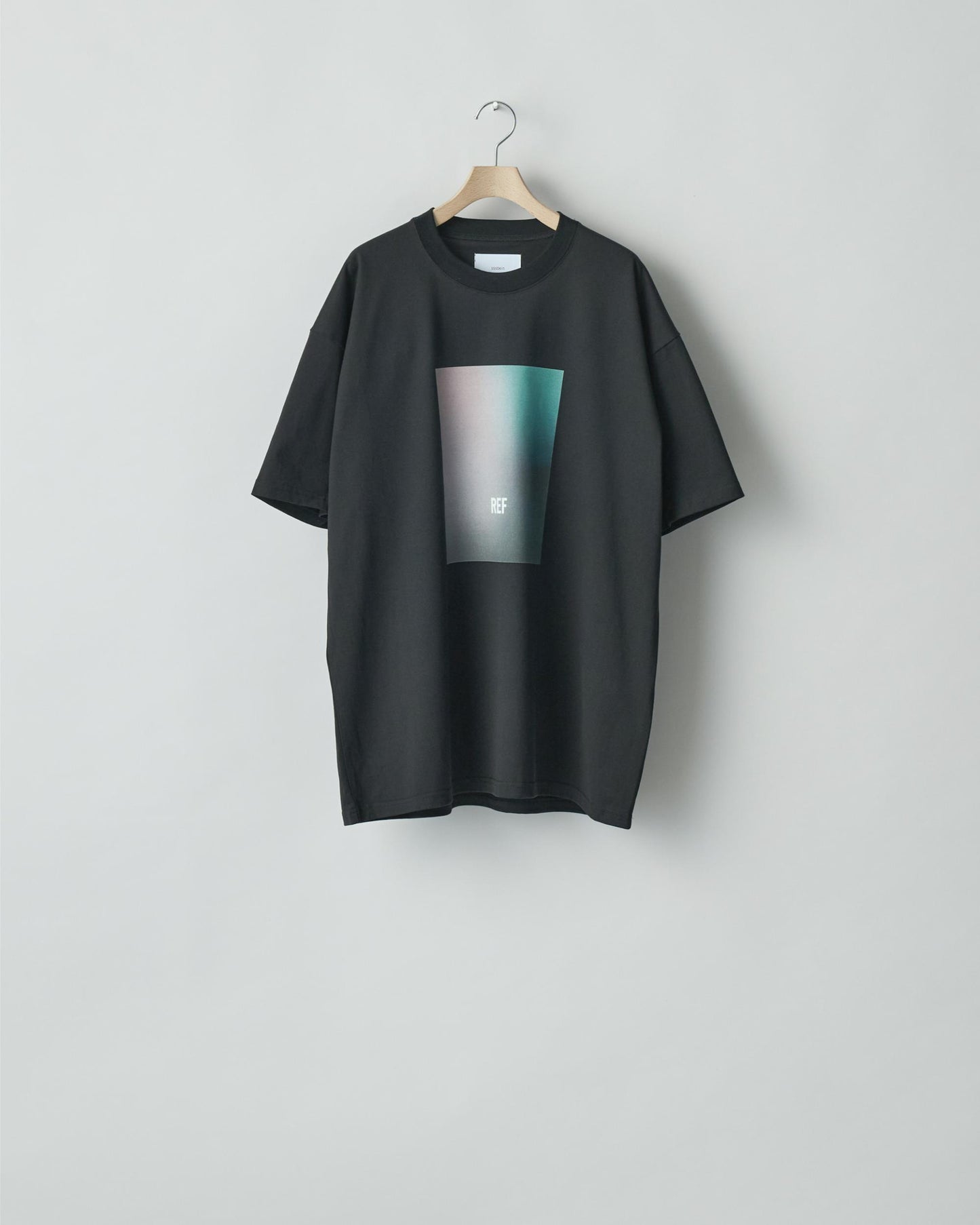 OVERSIZED PRINT TEE -REF-(MARCERIZED) BLACK
