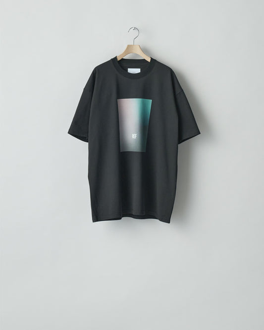 OVERSIZED PRINT TEE -REF-(MARCERIZED) BLACK