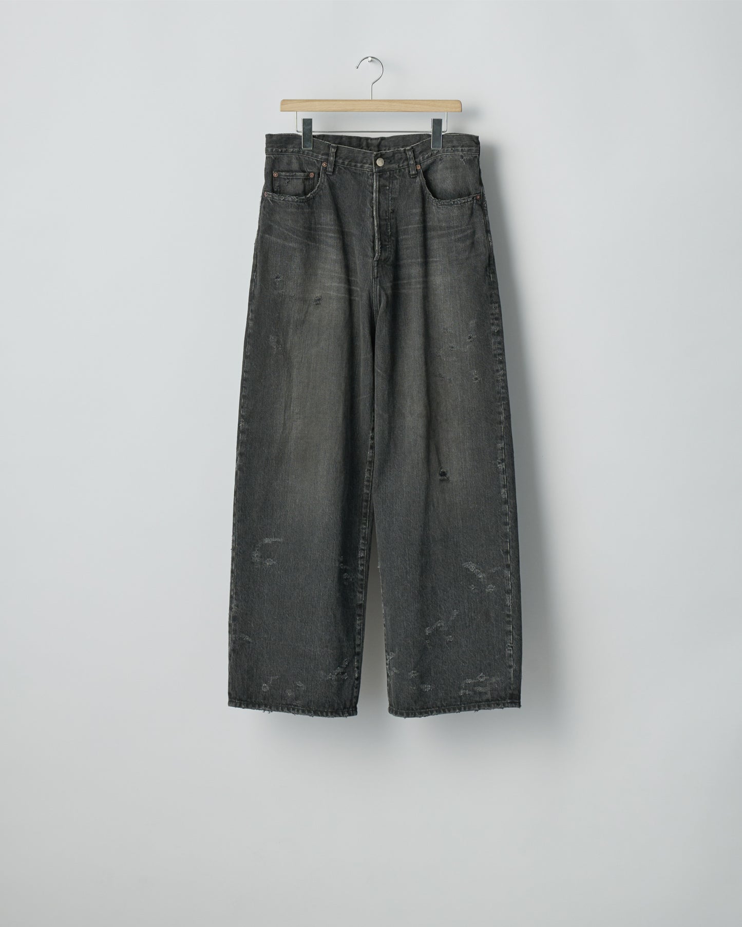 BAGGY DENIM JEANS BLACK