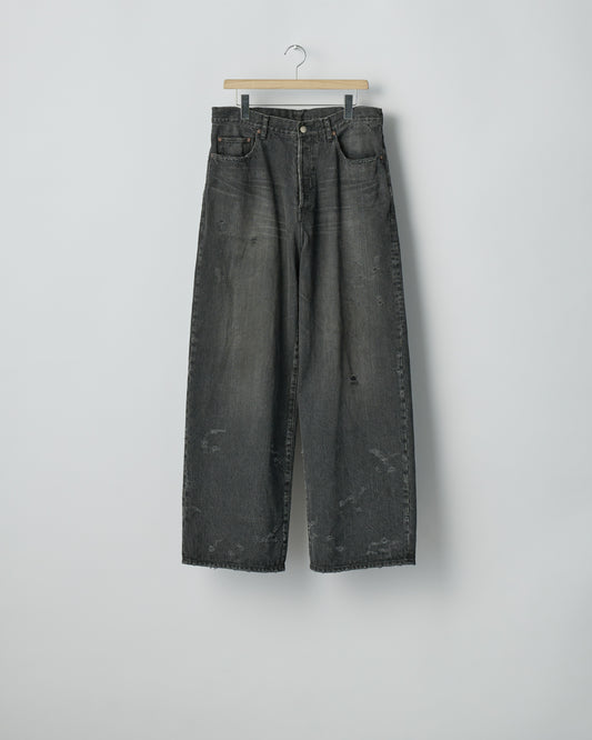 BAGGY DENIM JEANS BLACK