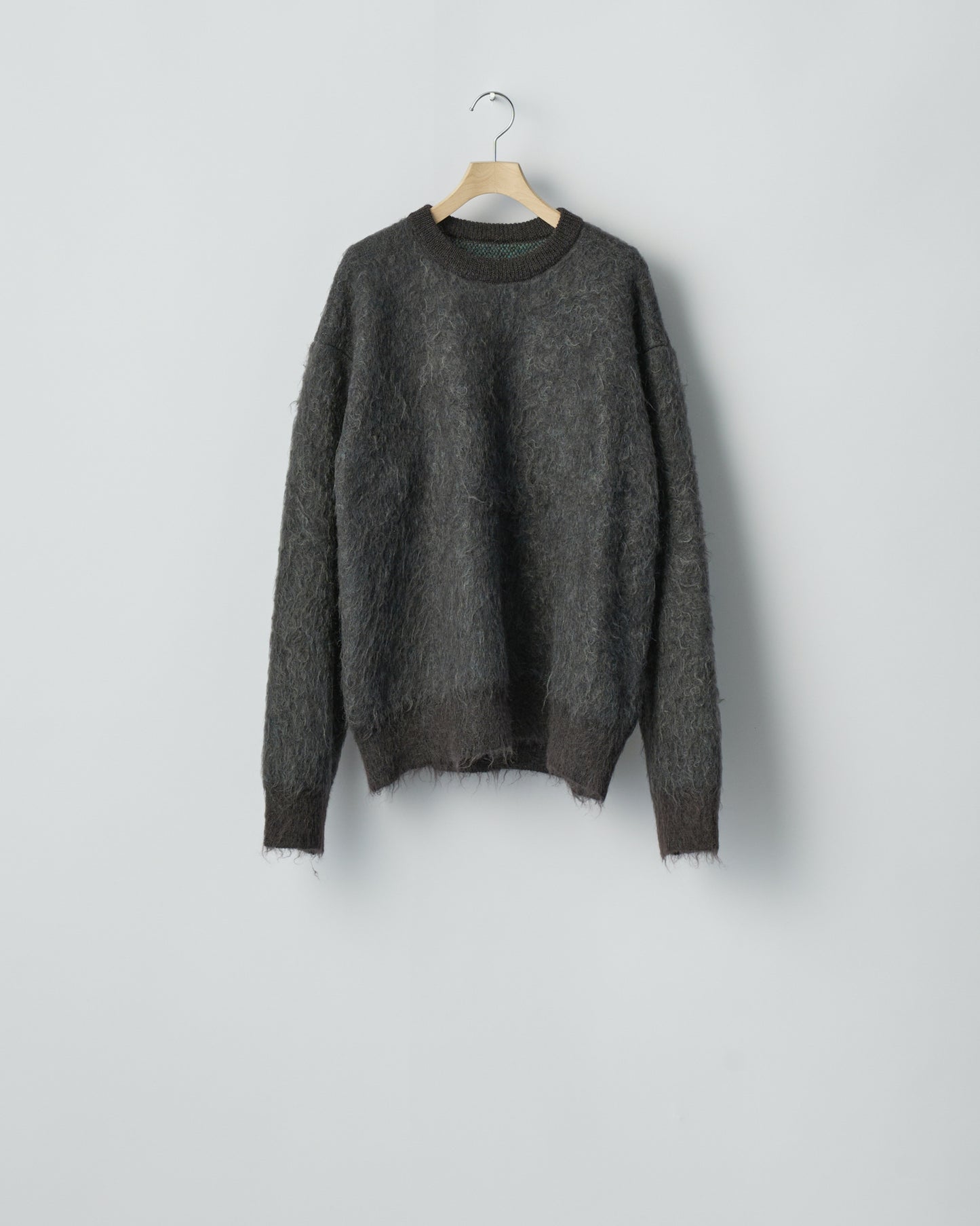 KID MOHAIR MIX JACQUARDKNIT LS