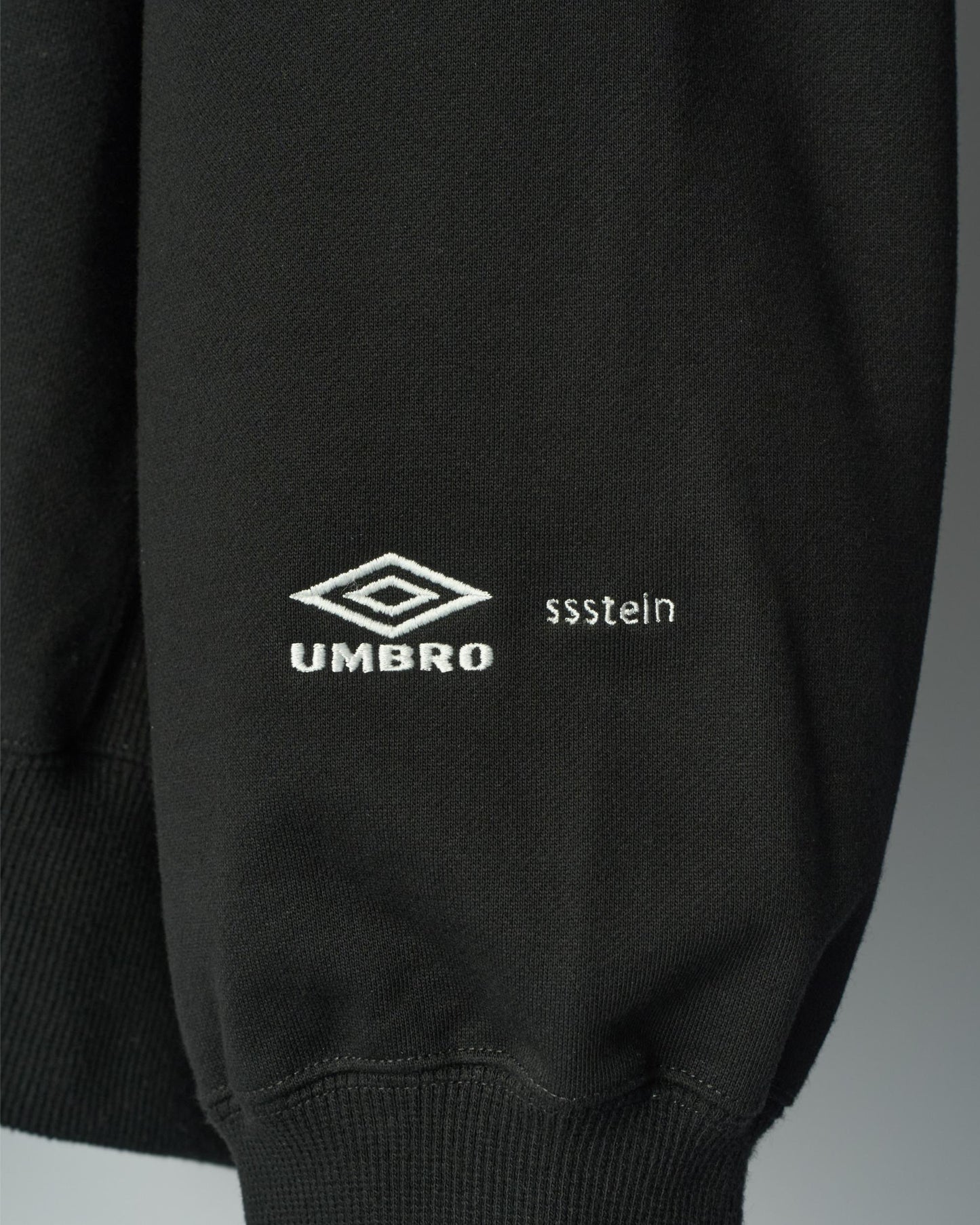 HIGH GAUGE COTTON SWEAT LS BLACK